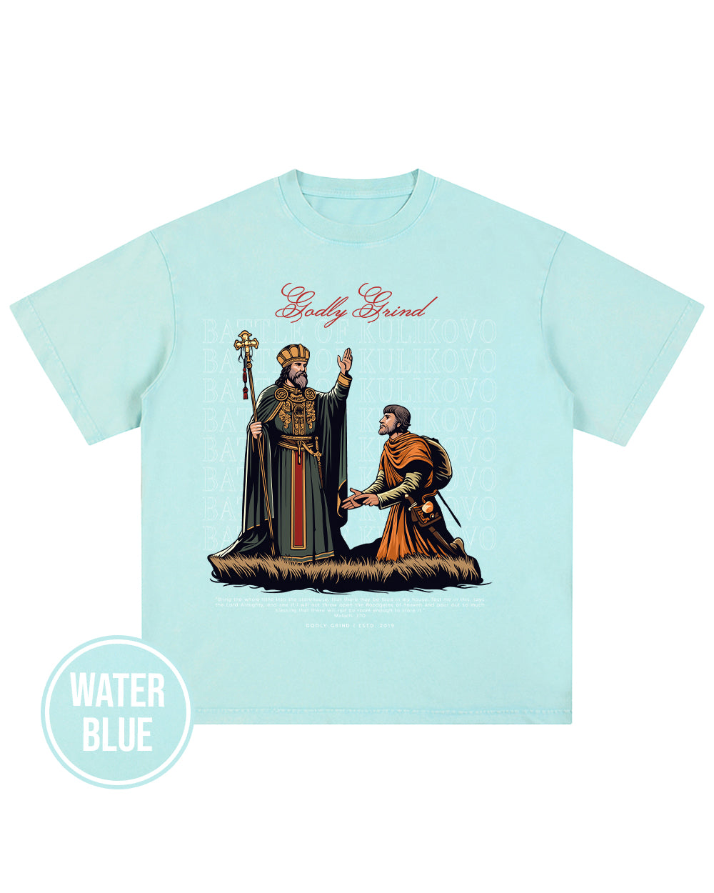 Battle Of Kulikovo Acid Wash T shirt - Godlygrind