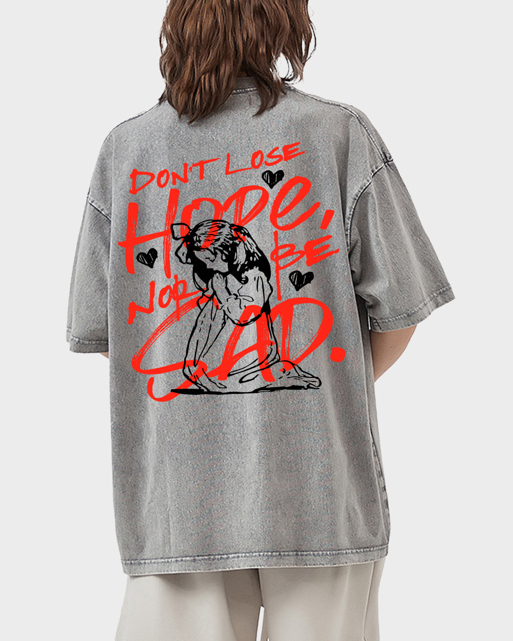 Faith-Don't lose hope Acid Wash Tshirt - Godlygrind