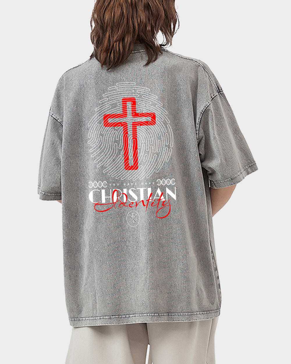Chistian Identity Acid Wash Tshirt - Godlygrind