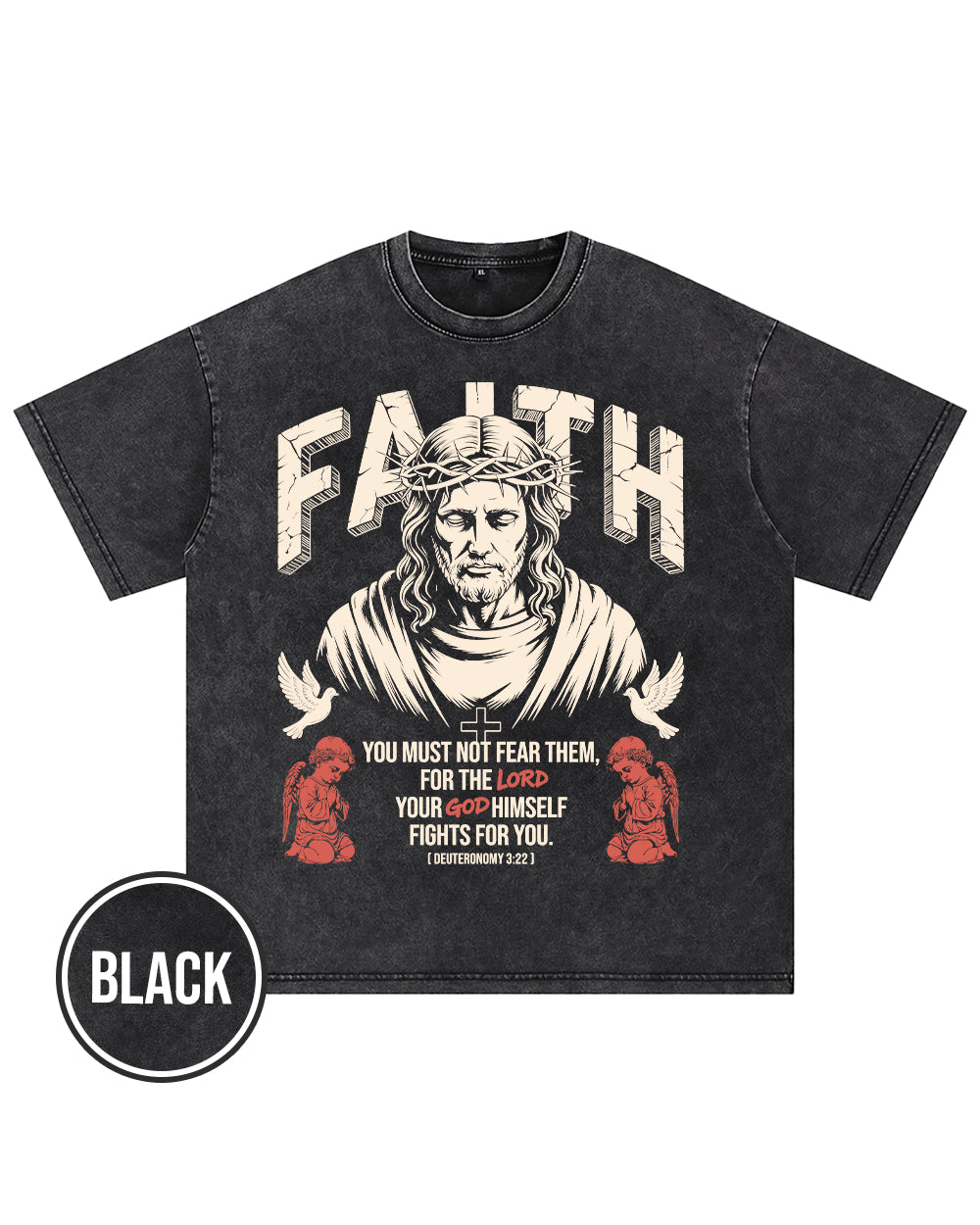 You Must Not Fear Them Christian Shirt Faith Over Fear Inspired Godly Grind