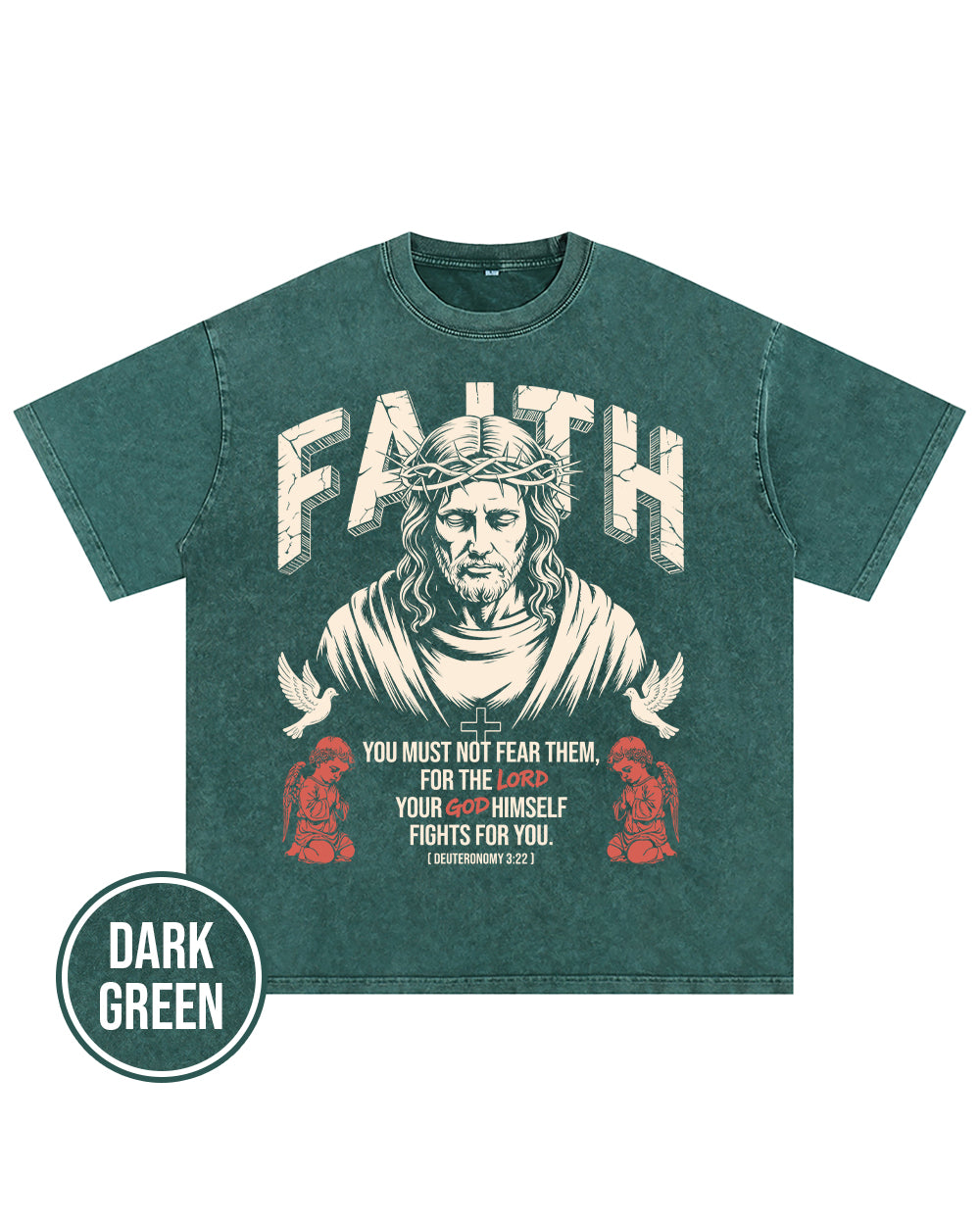 You Must Not Fear Them Christian Shirt Faith Over Fear Inspired Godly Grind