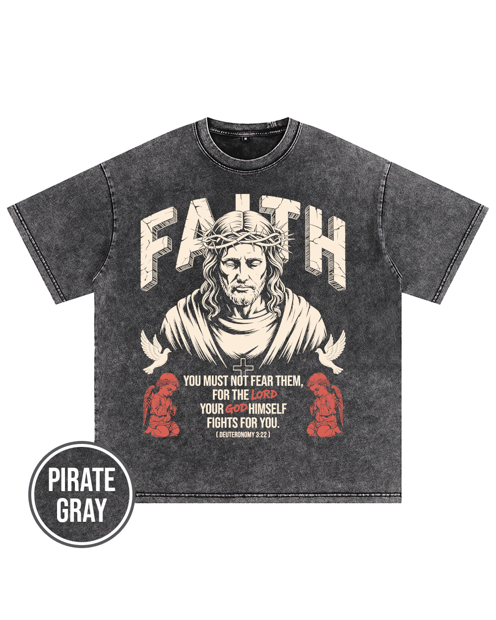 You Must Not Fear Them Christian Shirt Faith Over Fear Inspired Godly Grind