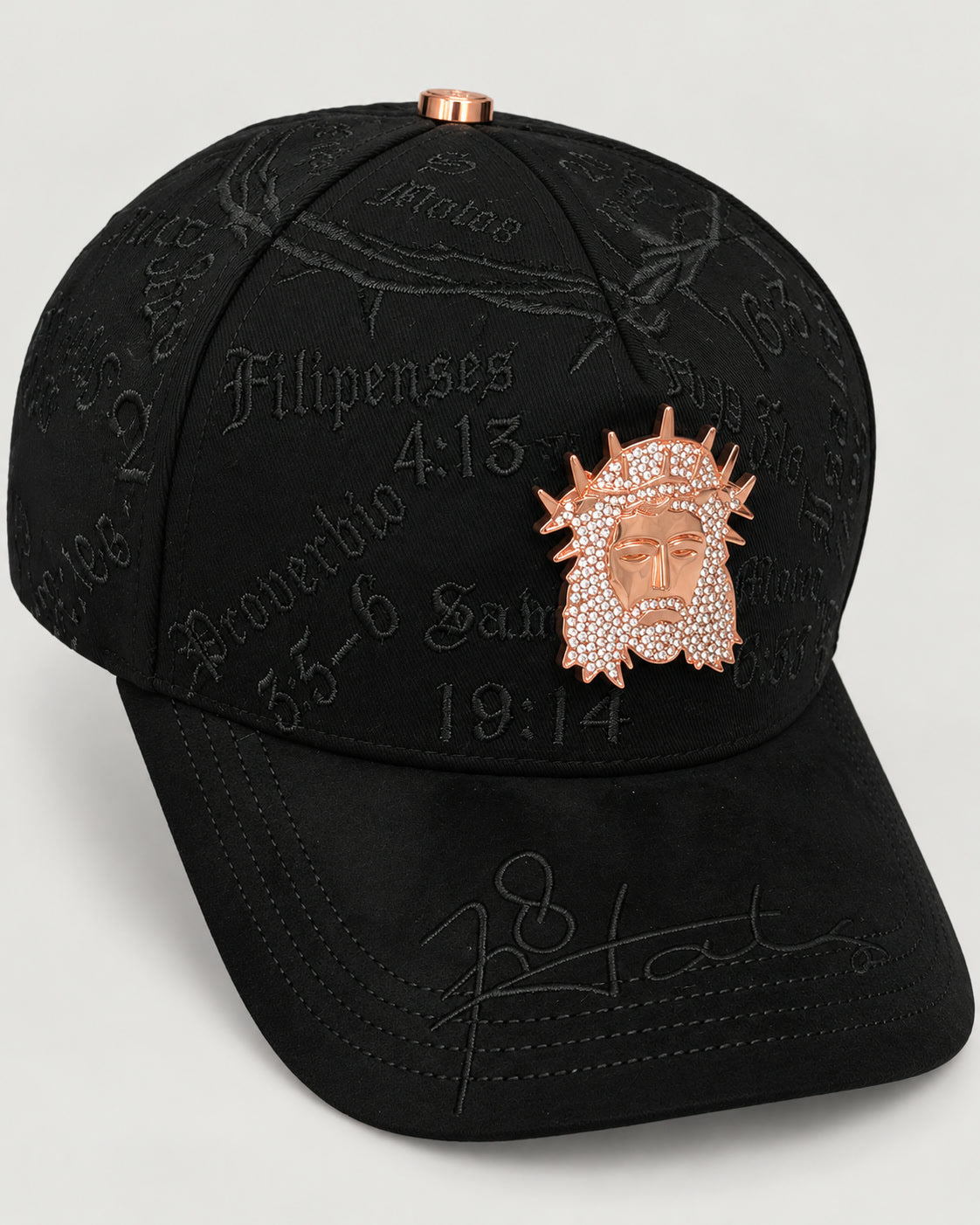 Crown of Thorns Scripture Cap - Black - 3