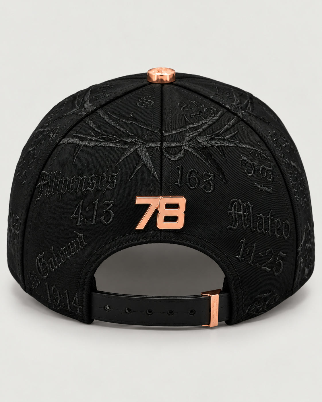 Crown of Thorns Scripture Cap - Black - 5