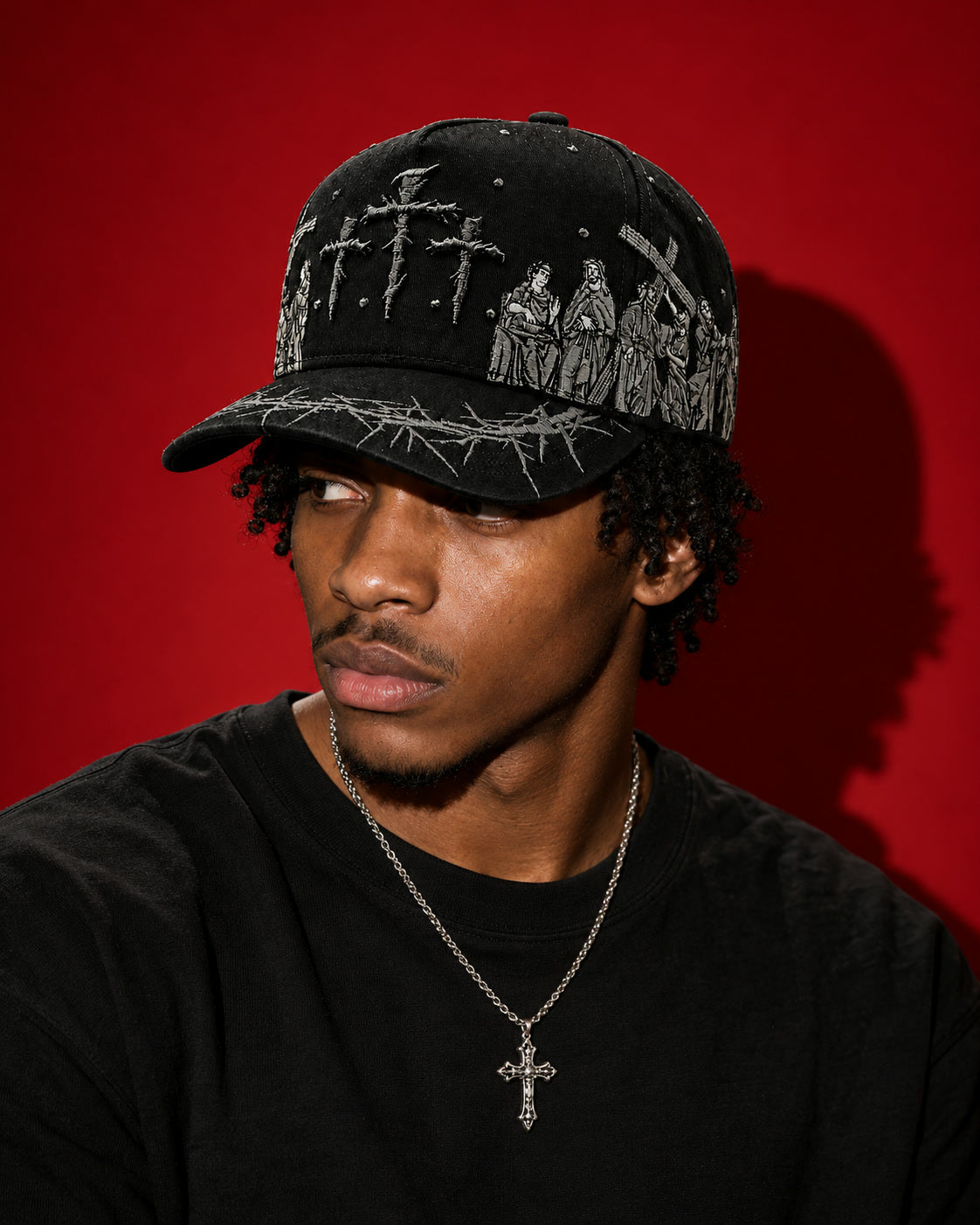 Via Dolorosa Cap - On model
