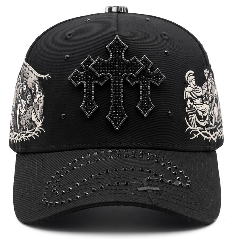 Sacred Saints Studded Cross Cap