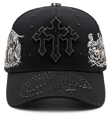 Sacred Saints Studded Cross Cap