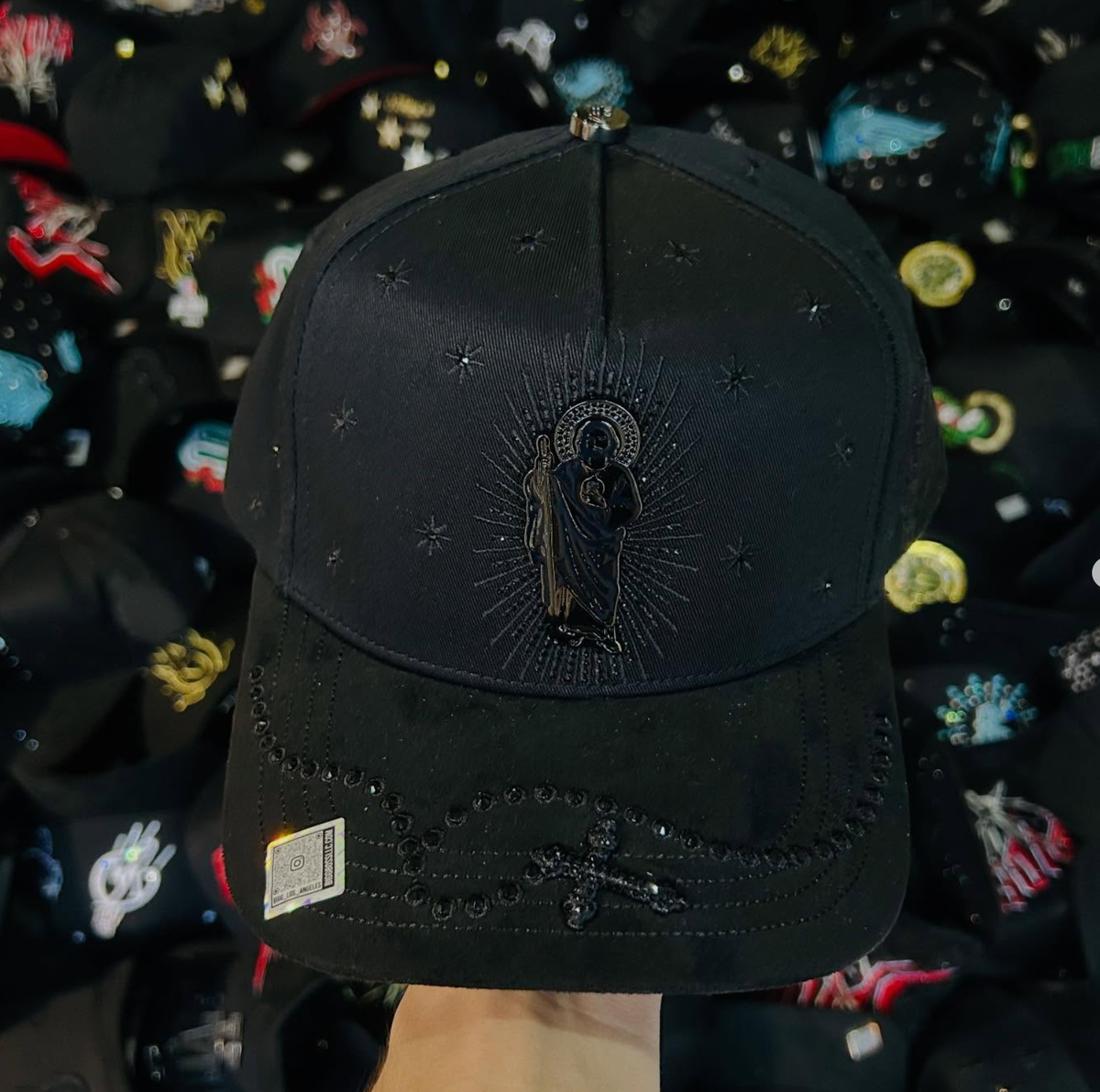 San Judas Halo Cap - Black