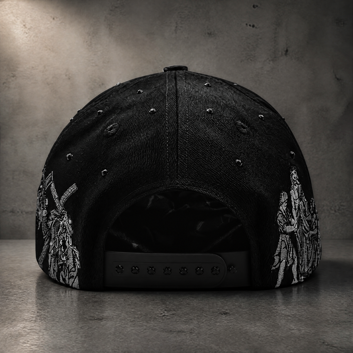 Godlygrind Triple Cross Embroidered Hat - Black - view 6