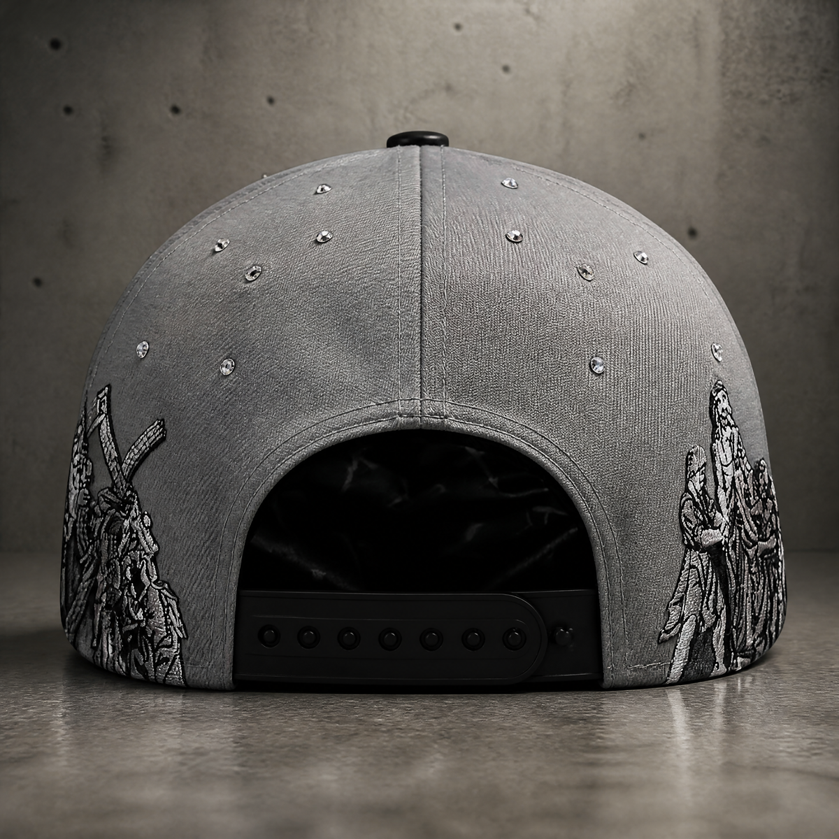 Godlygrind Triple Cross Embroidered Hat - Gray - view 5