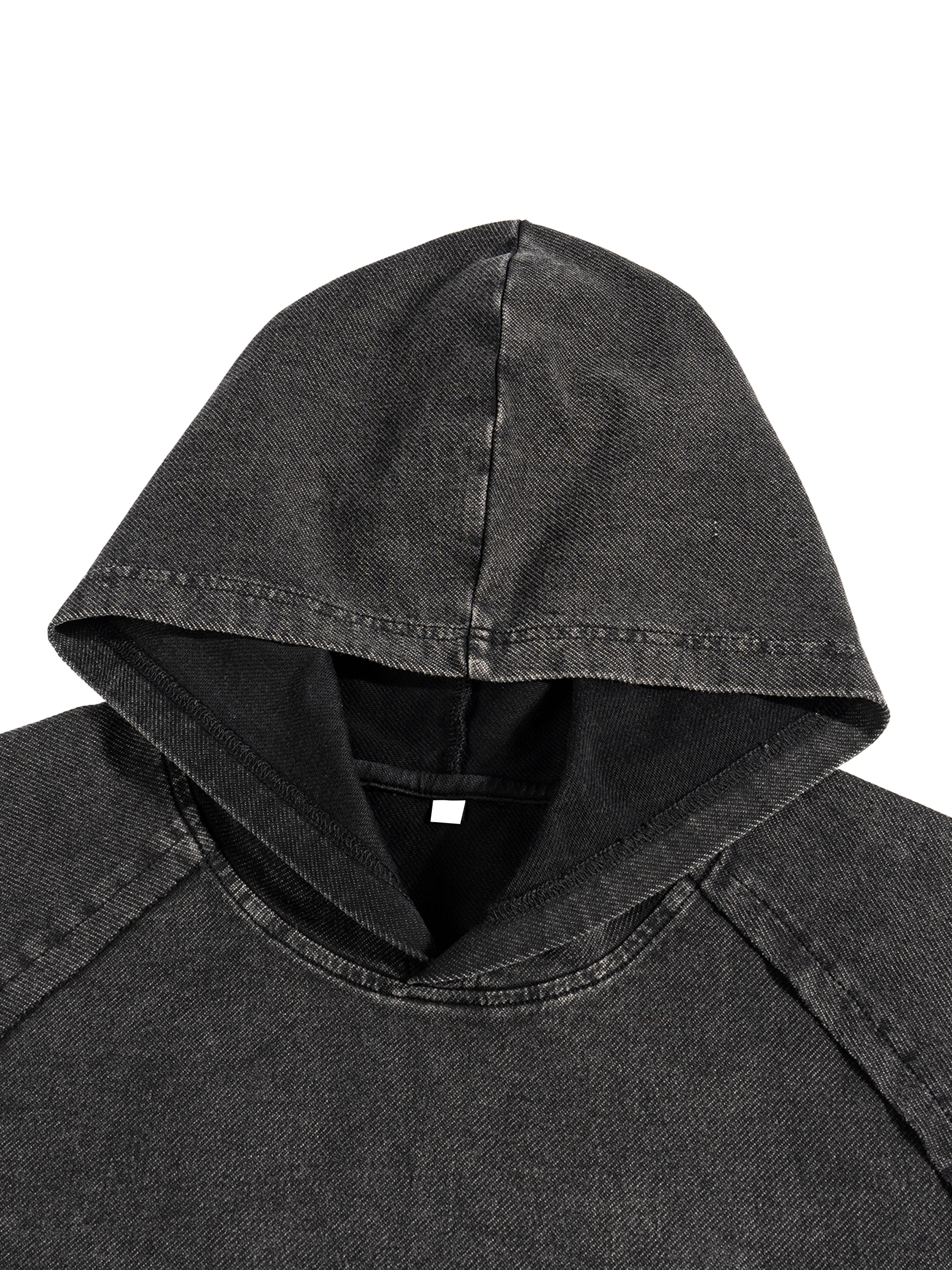Snow Washed Hooded Boxy T-Shirt - Godlygrind