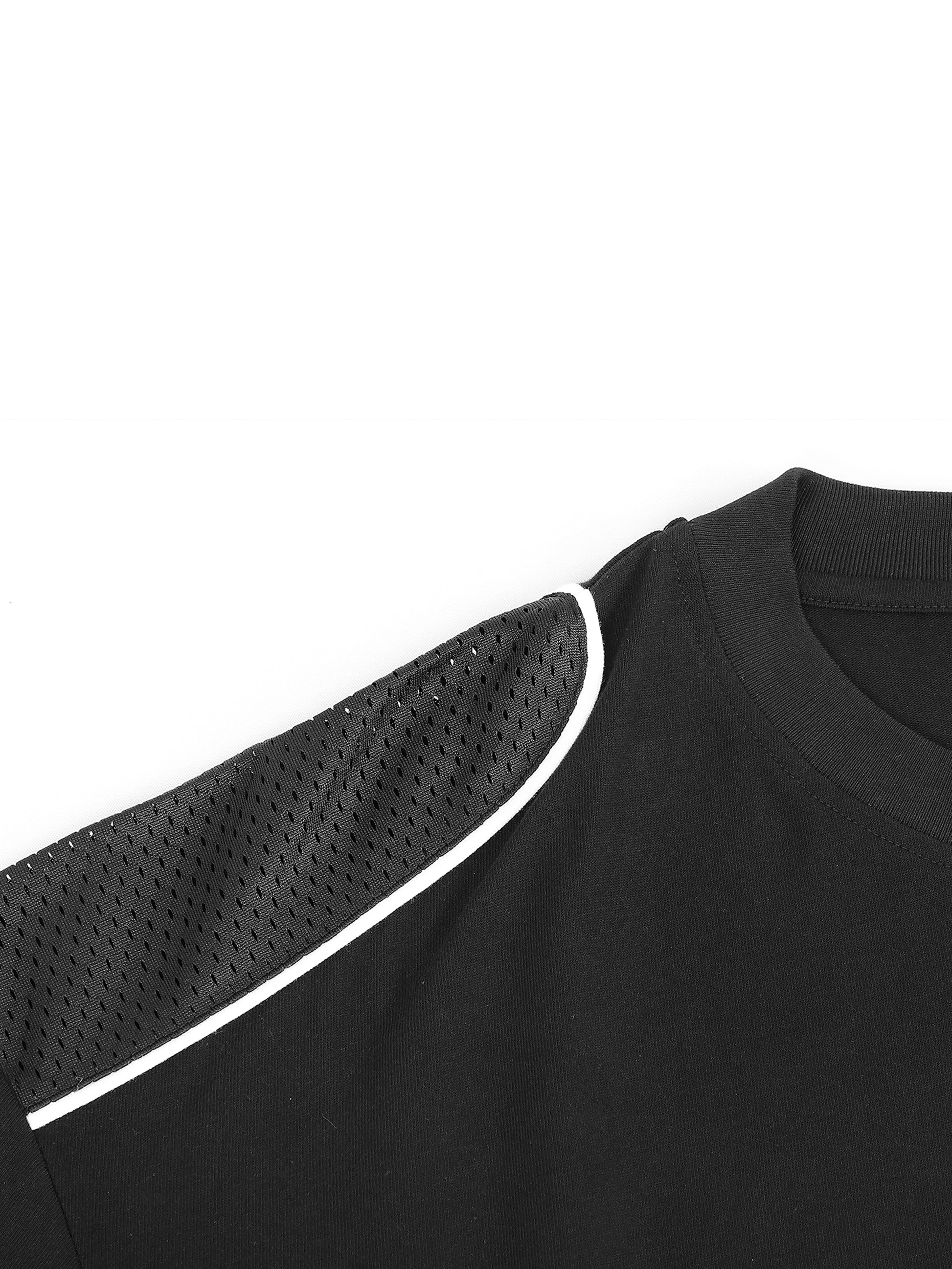 Contrast Piped Panel T-Shirt - Godlygrind