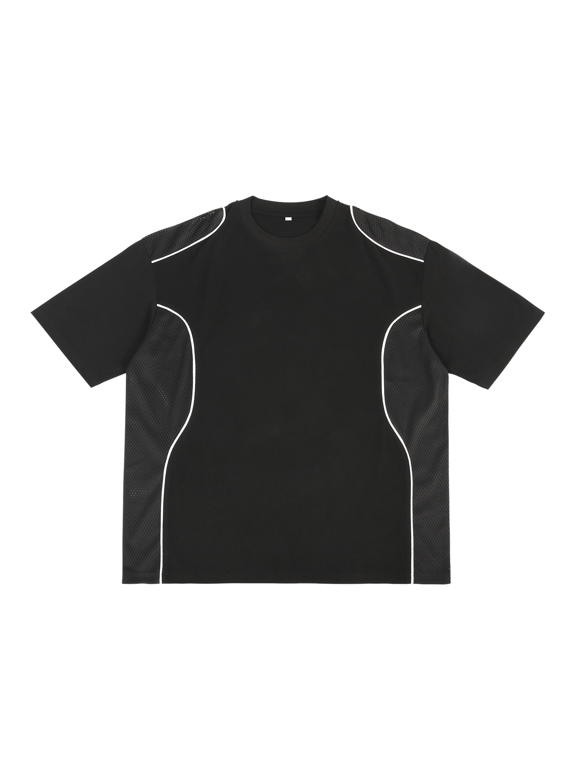Contrast Piped Panel T-Shirt - Godlygrind