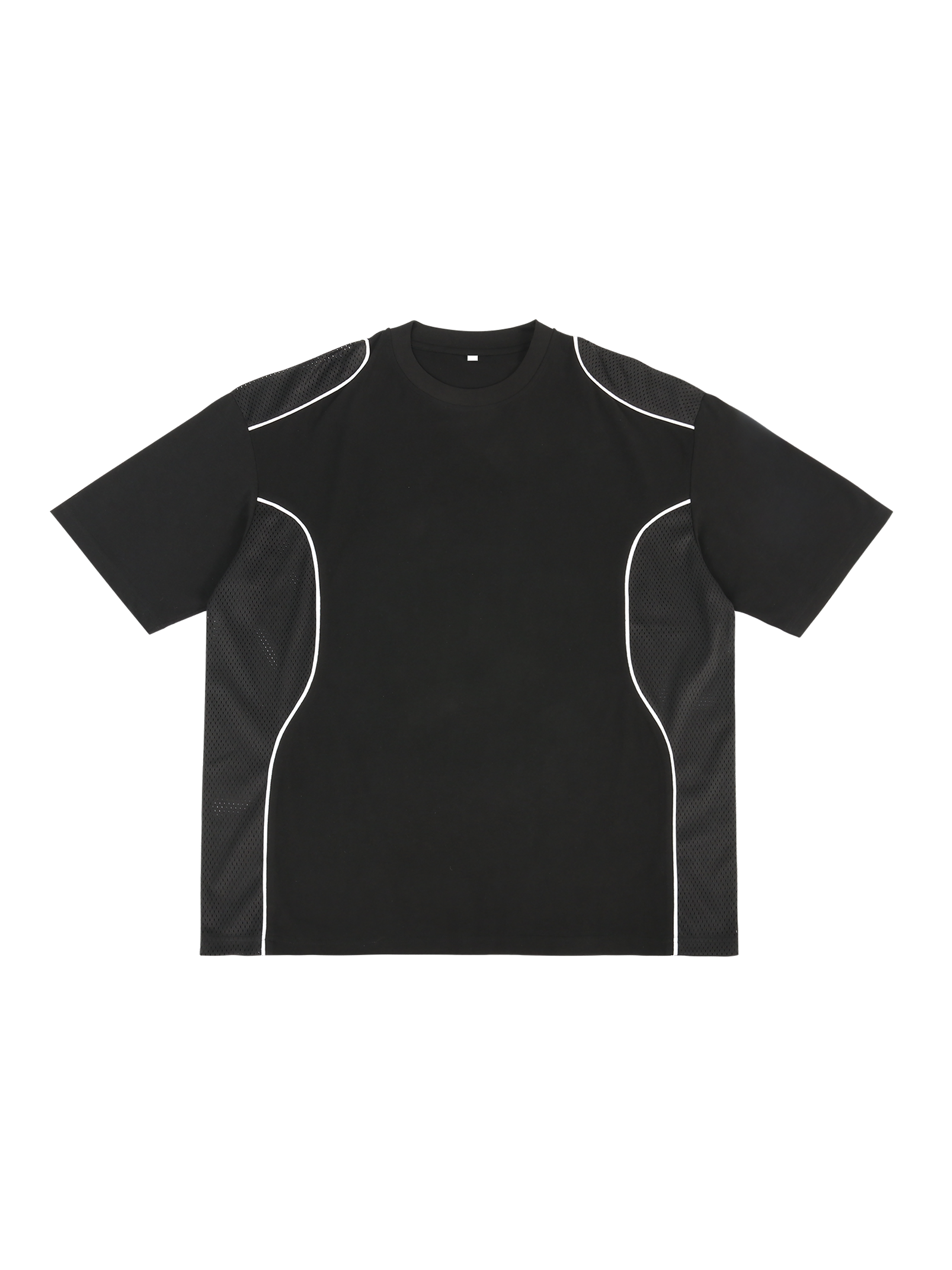 Contrast Piped Panel T-Shirt - Godlygrind