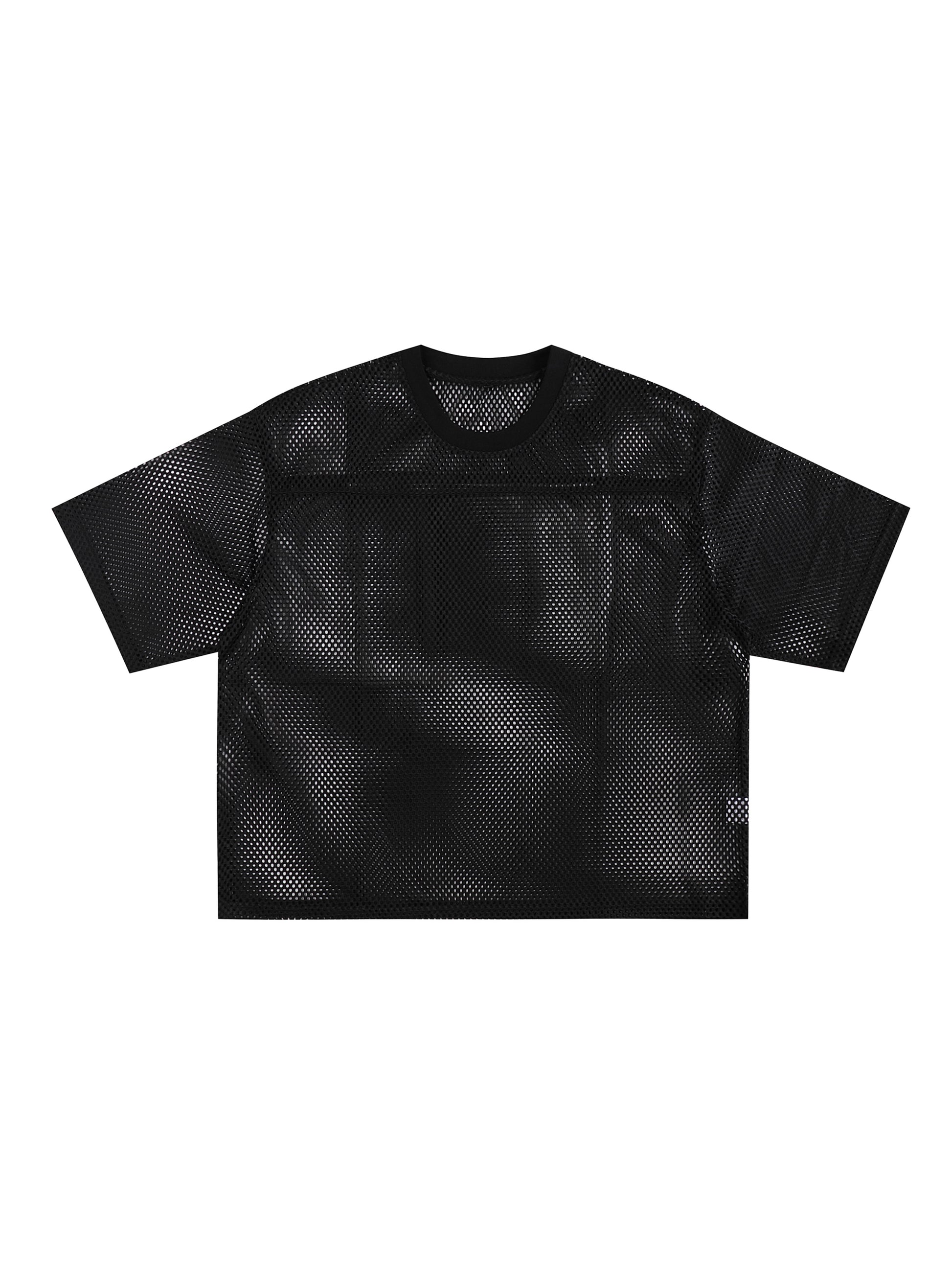 See-through Boxy Net T-shirt - Godlygrind