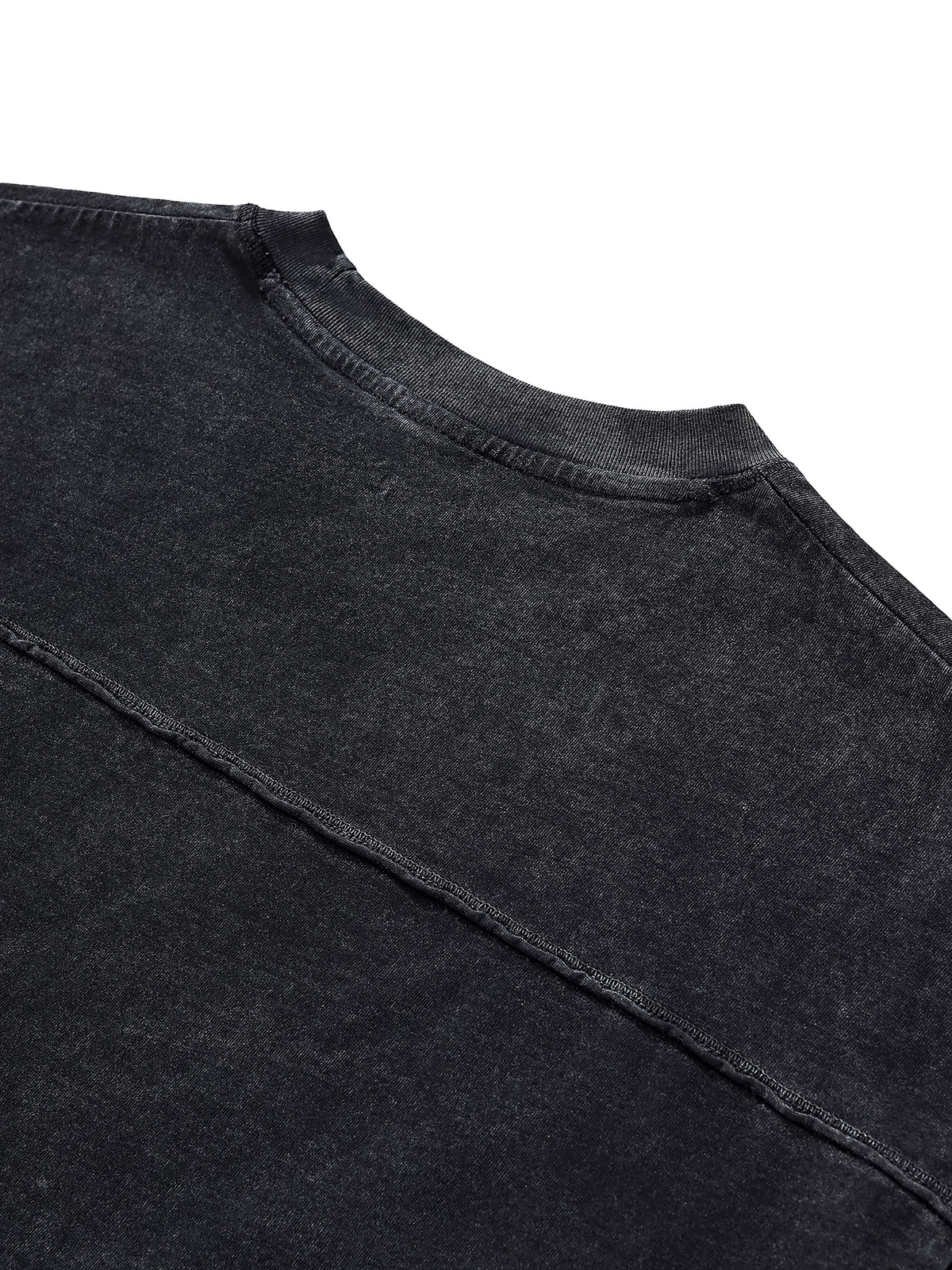 Raw Edge Snow Washed Boxy T-Shirt - Godlygrind