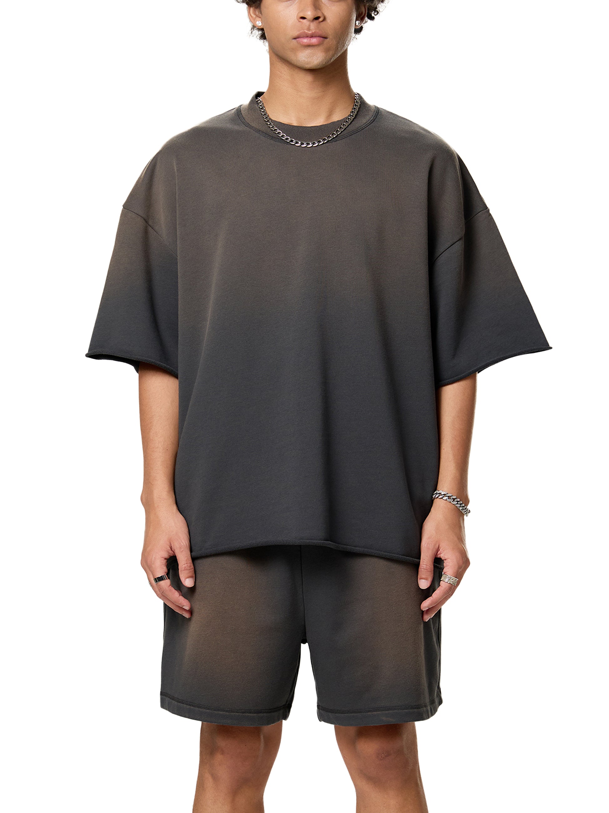 Sun Fade Raw Edge T-Shirt - Godlygrind