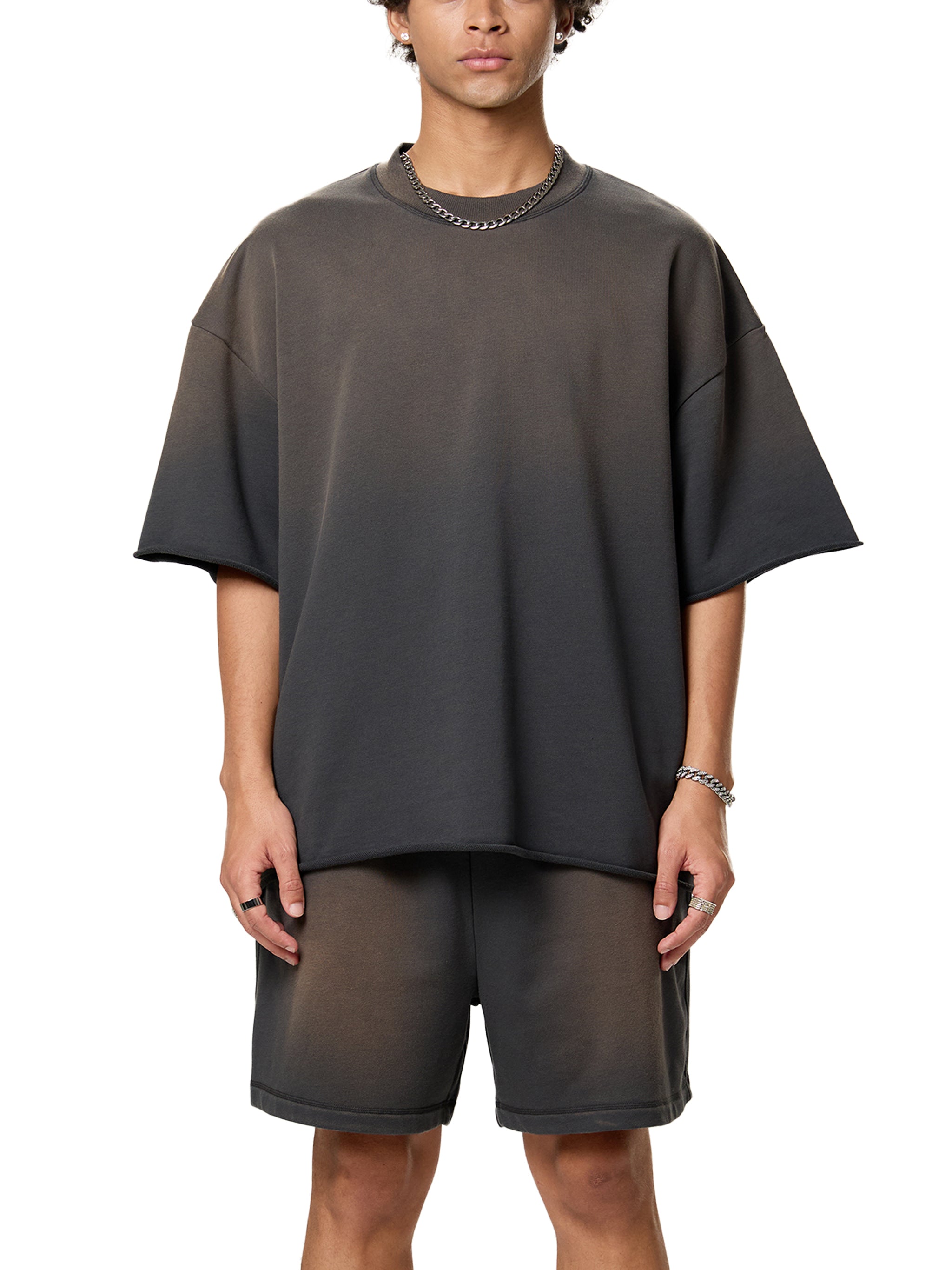 Sun Fade Raw Edge T-Shirt - Godlygrind