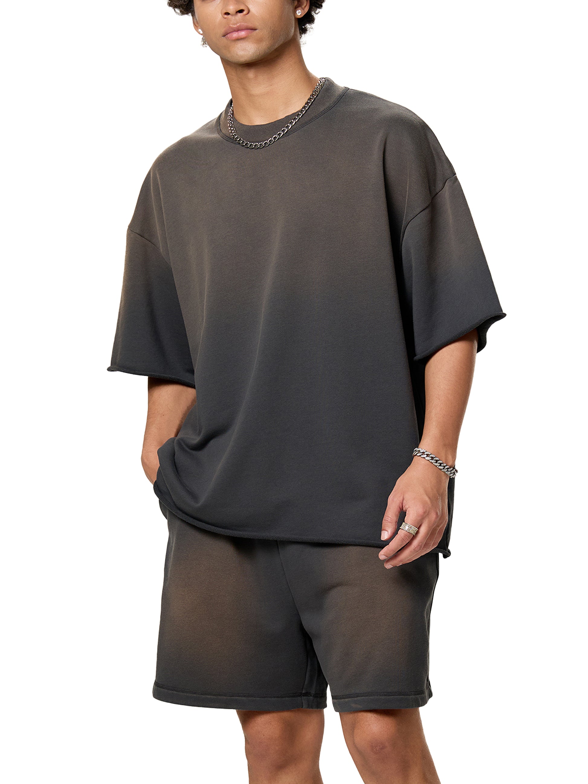 Sun Fade Raw Edge T-Shirt - Godlygrind