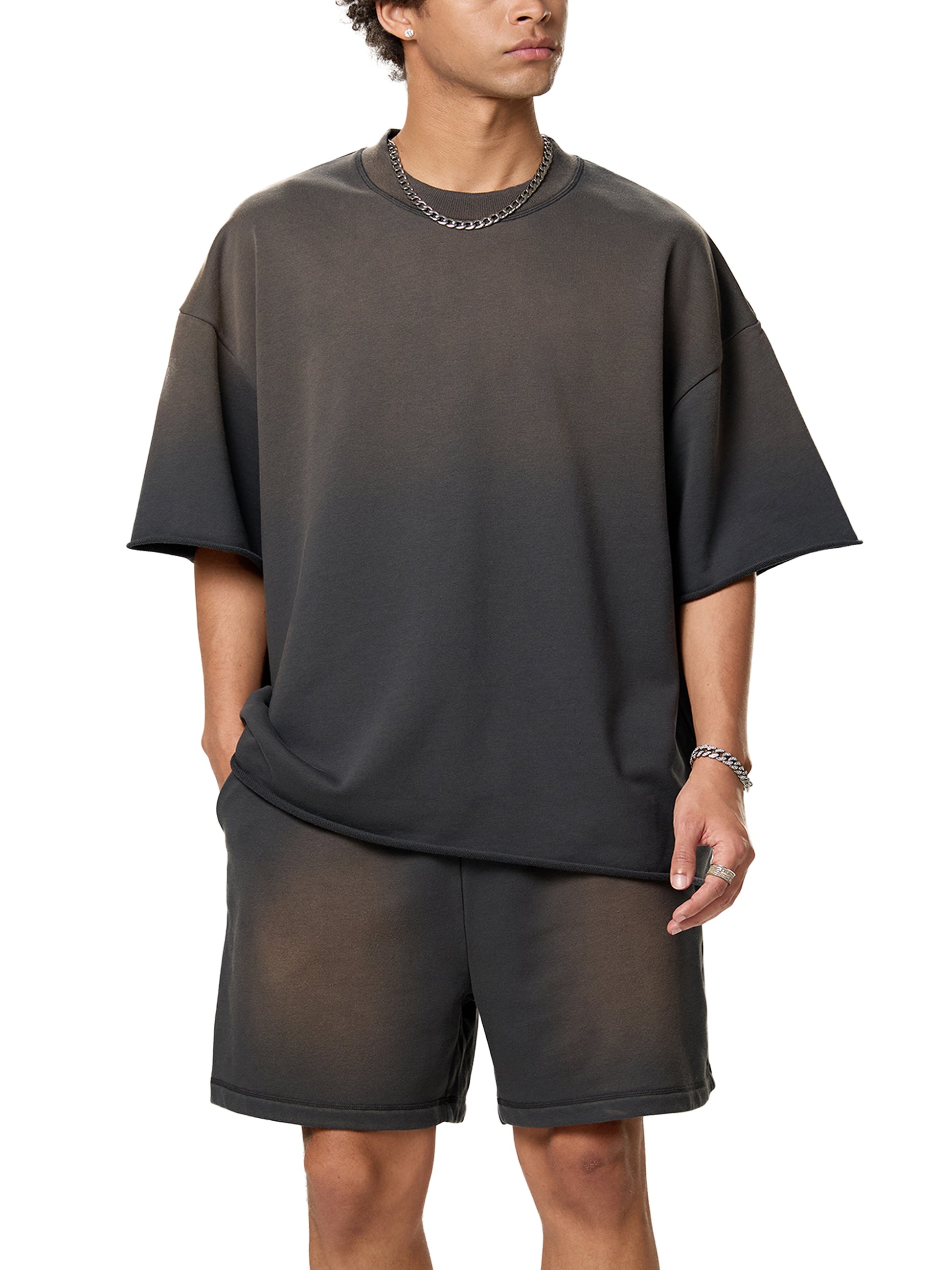 Sun Fade Raw Edge T-Shirt - Godlygrind