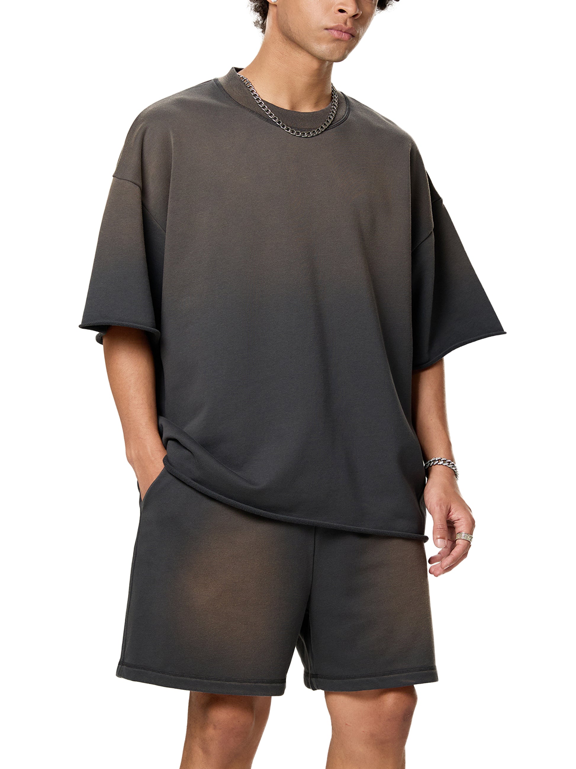 Sun Fade Raw Edge T-Shirt - Godlygrind
