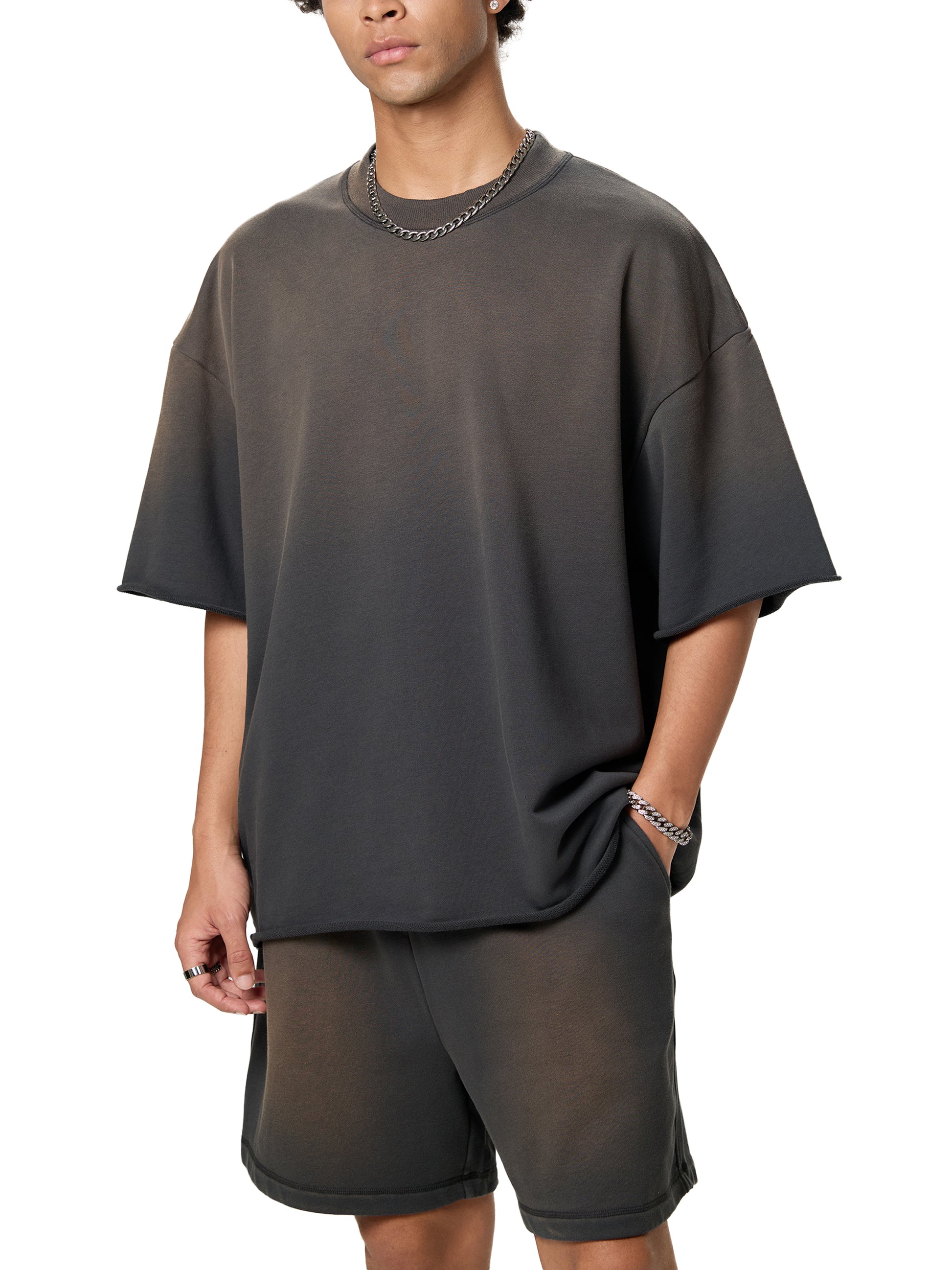 Sun Fade Raw Edge T-Shirt - Godlygrind