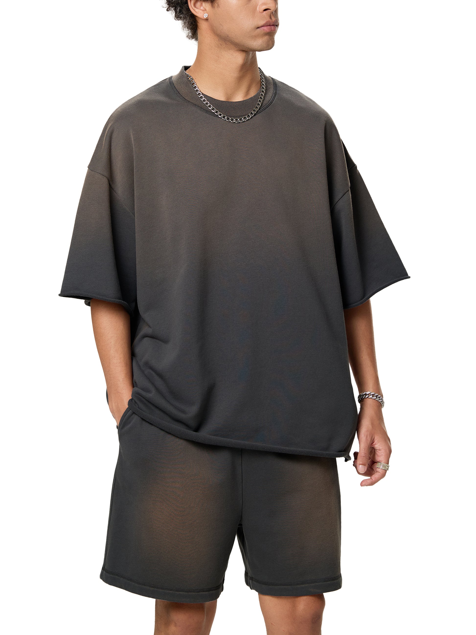 Sun Fade Raw Edge T-Shirt - Godlygrind