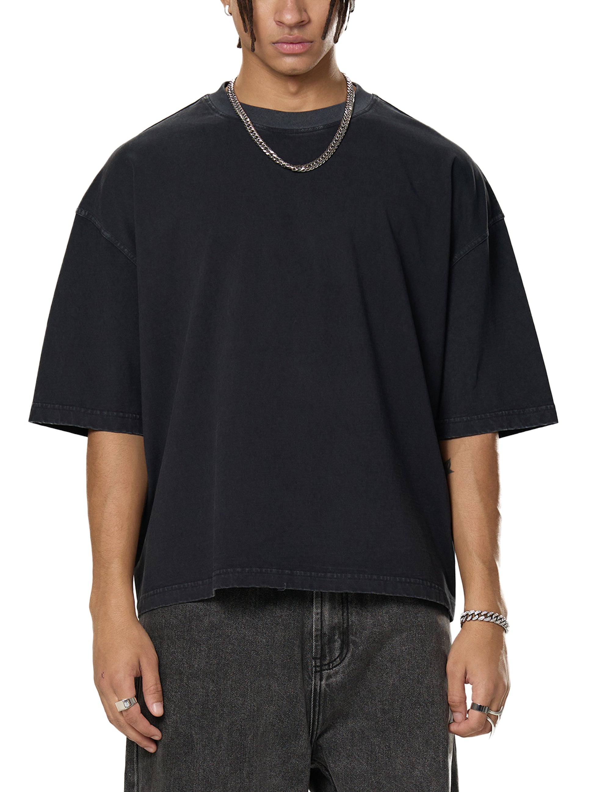 Vintage Washed Boxy T-Shirt - Godlygrind