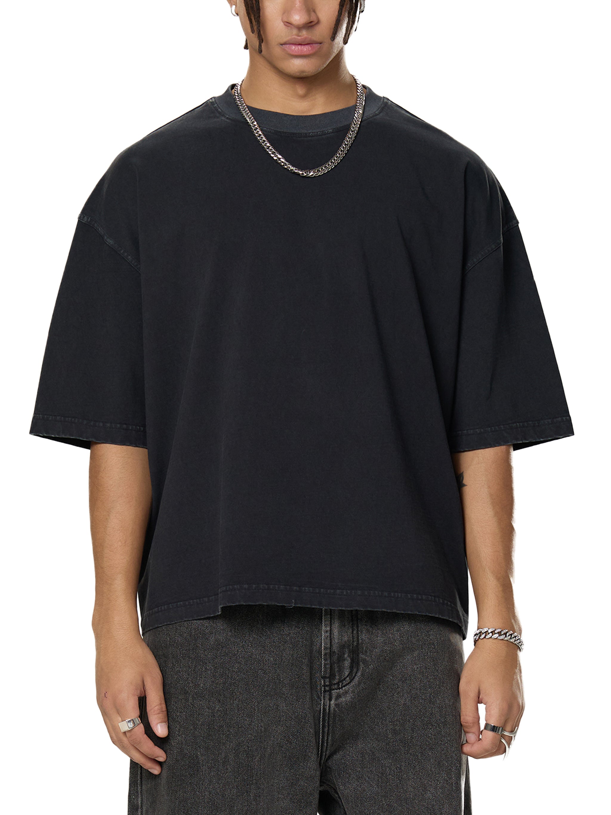 Vintage Washed Boxy T-Shirt - Godlygrind