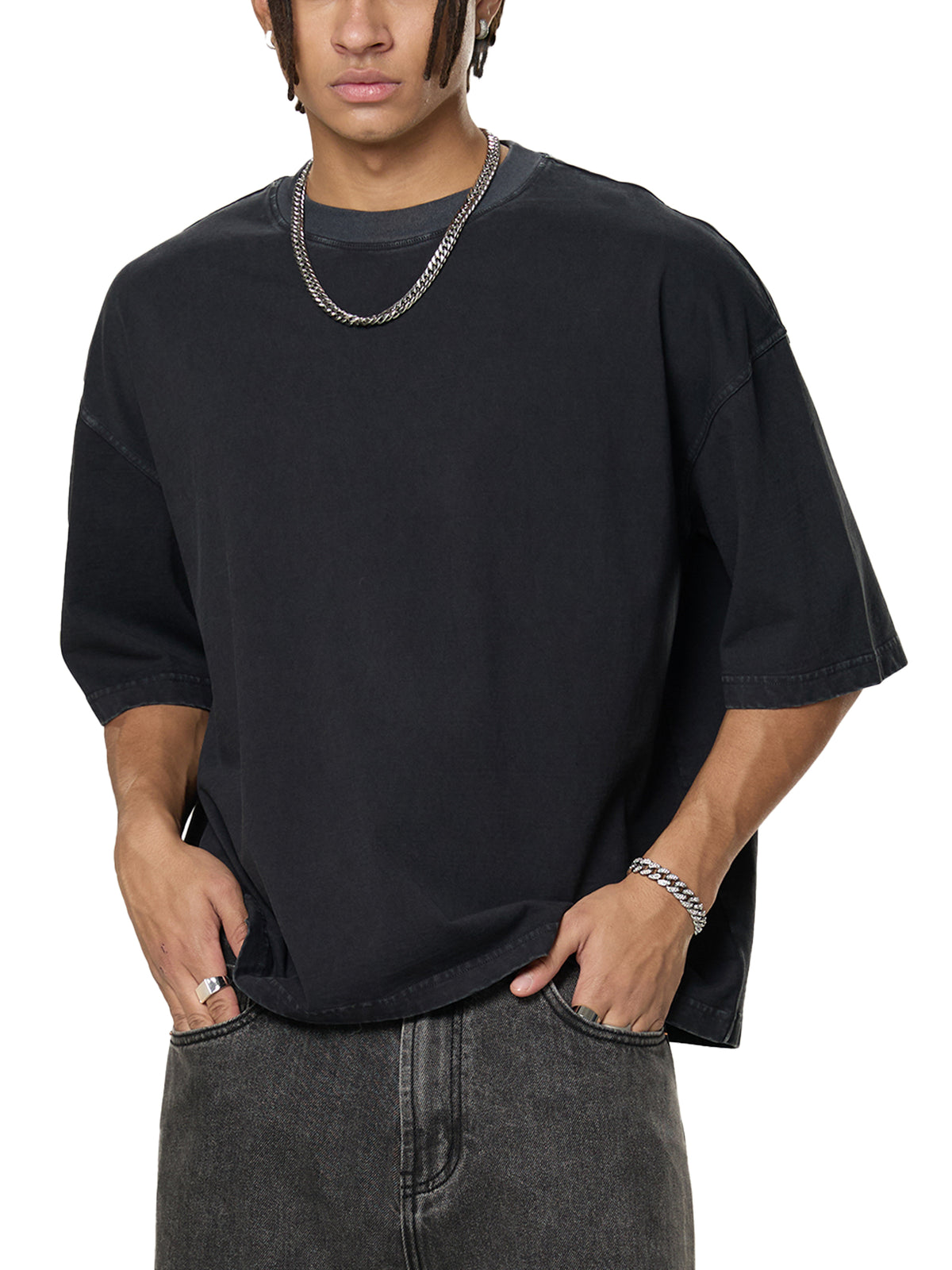 Vintage Washed Boxy T-Shirt - Godlygrind