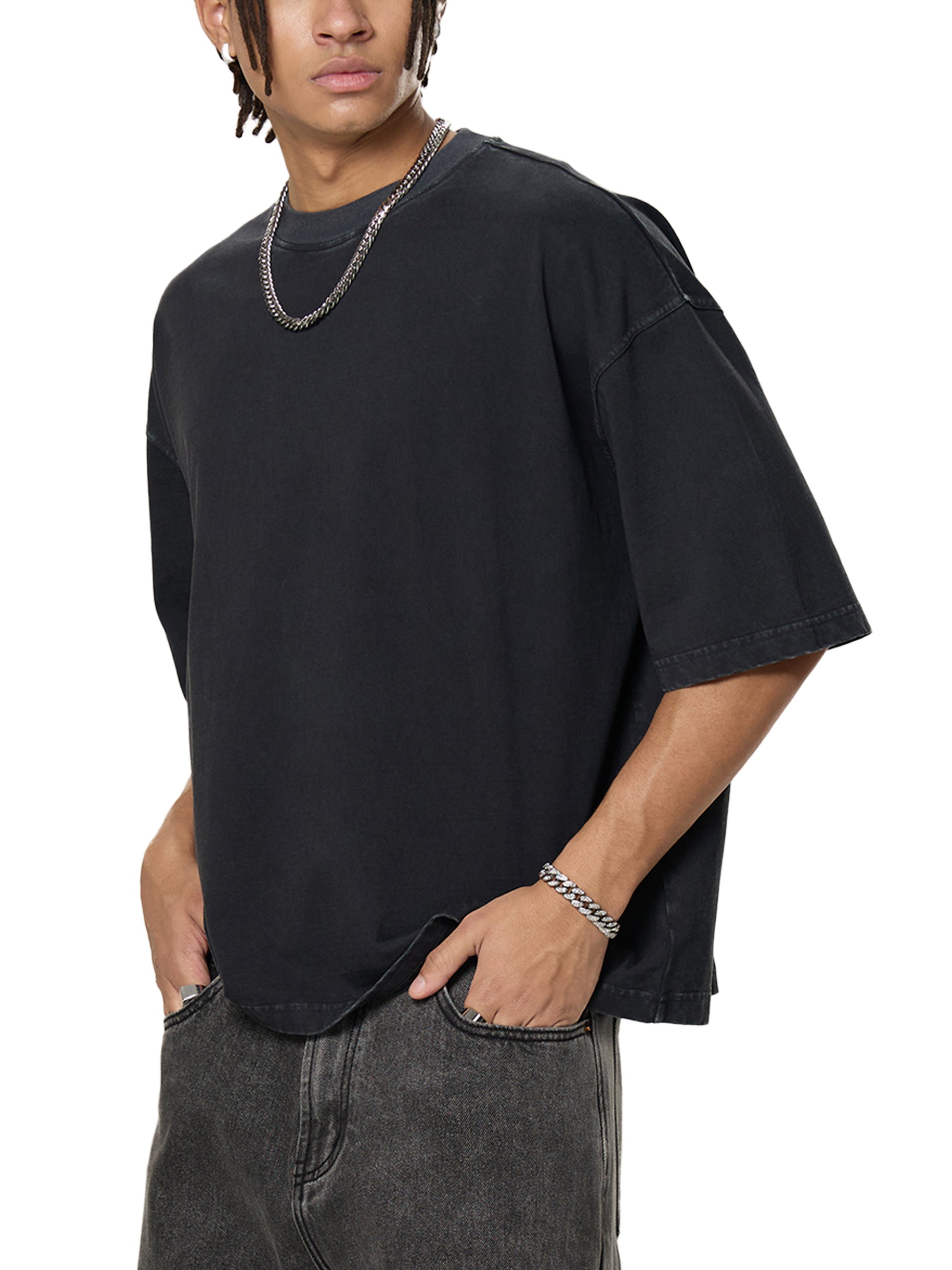 Vintage Washed Boxy T-Shirt - Godlygrind