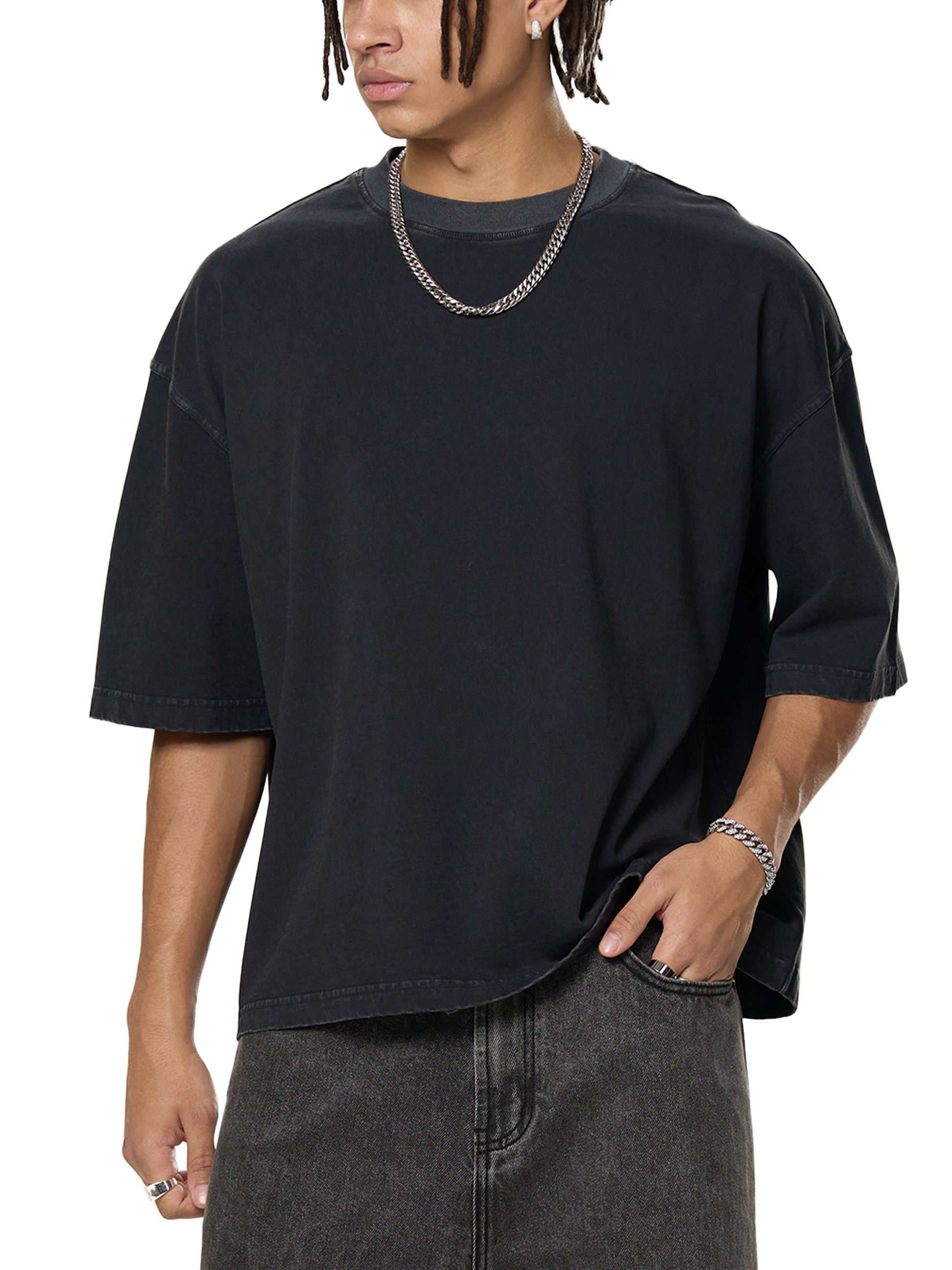 Vintage Washed Boxy T-Shirt - Godlygrind