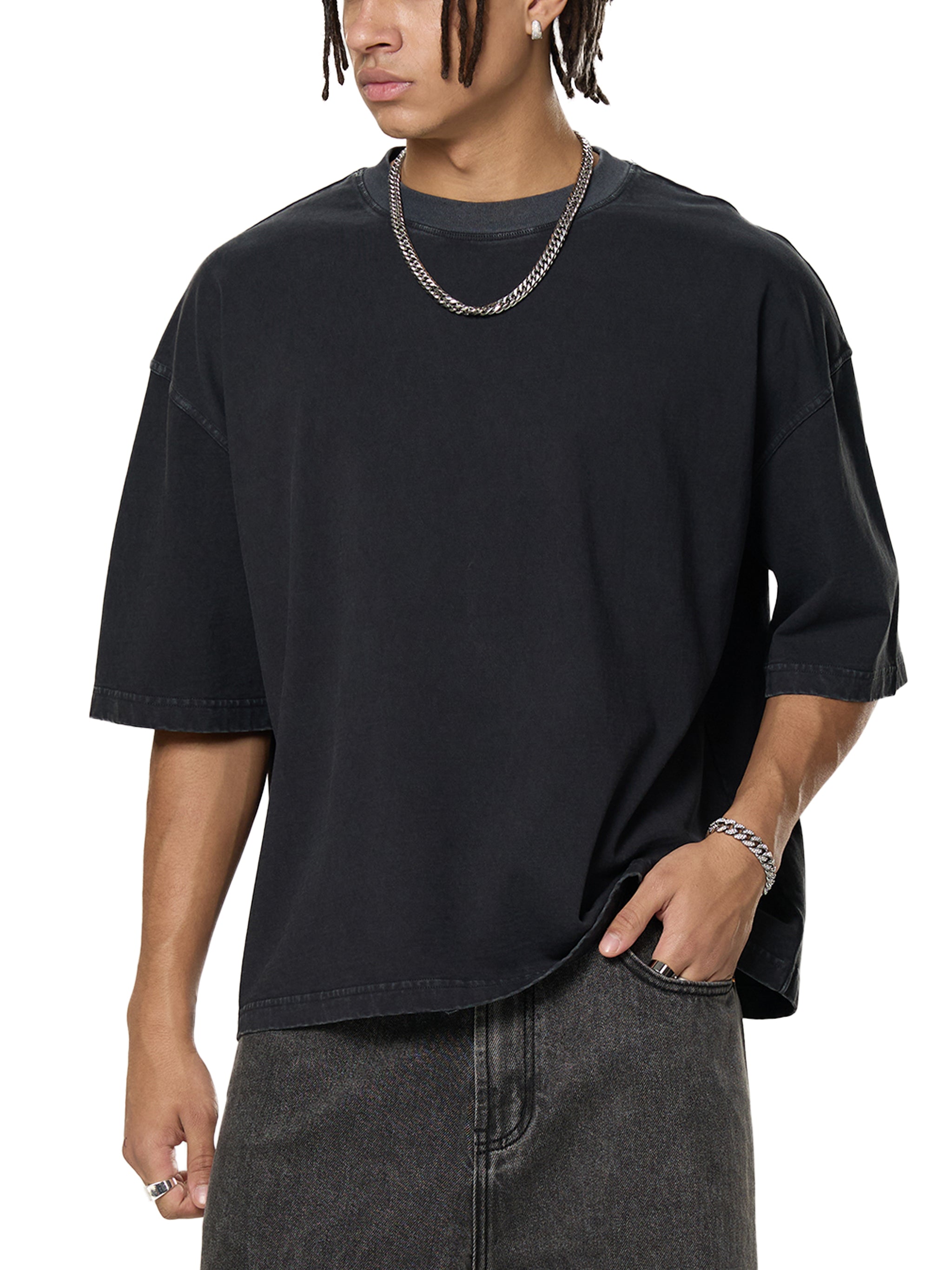 Vintage Washed Boxy T-Shirt - Godlygrind