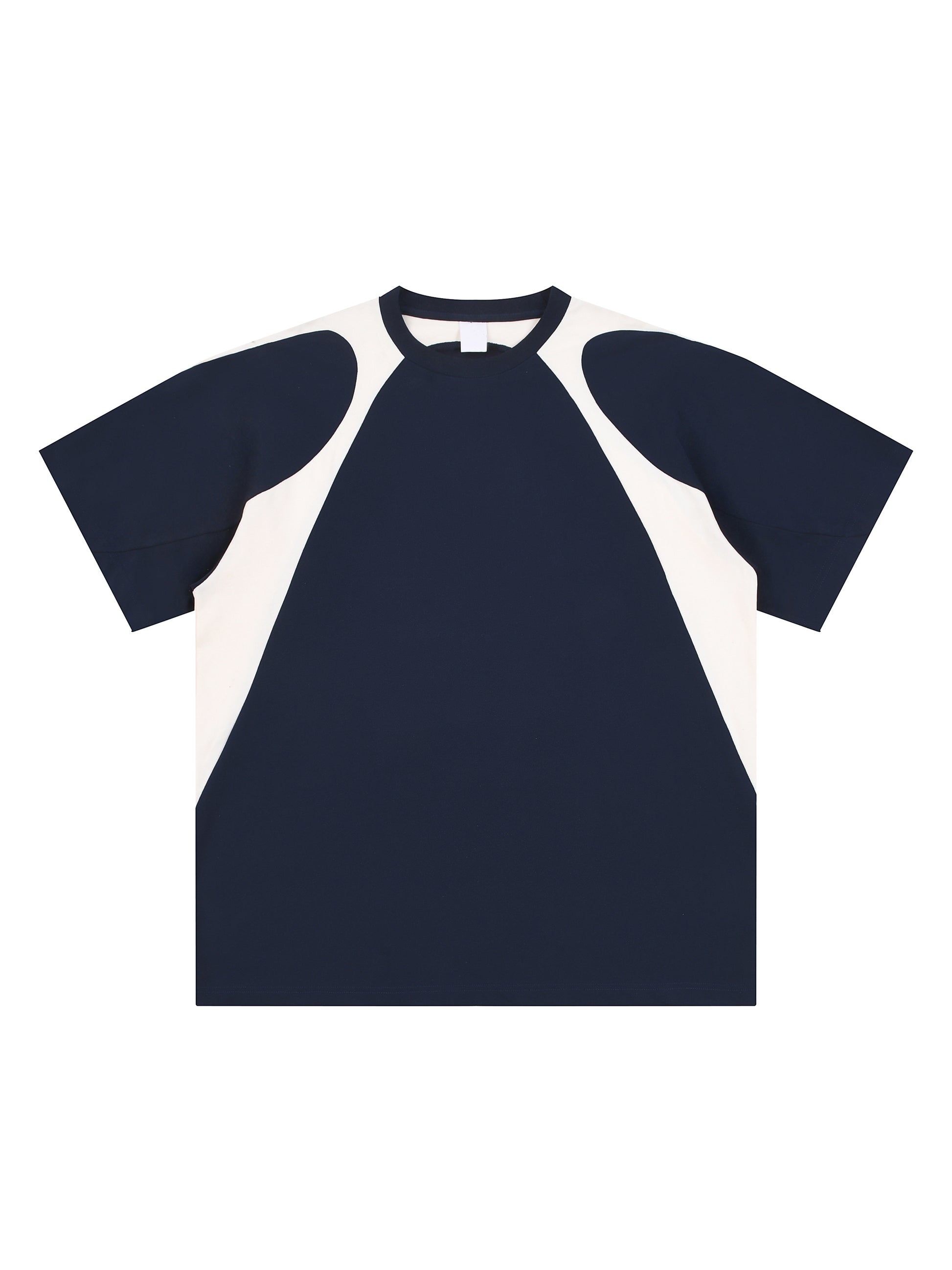 Contrast Panel Cotton T-Shirt - Godlygrind