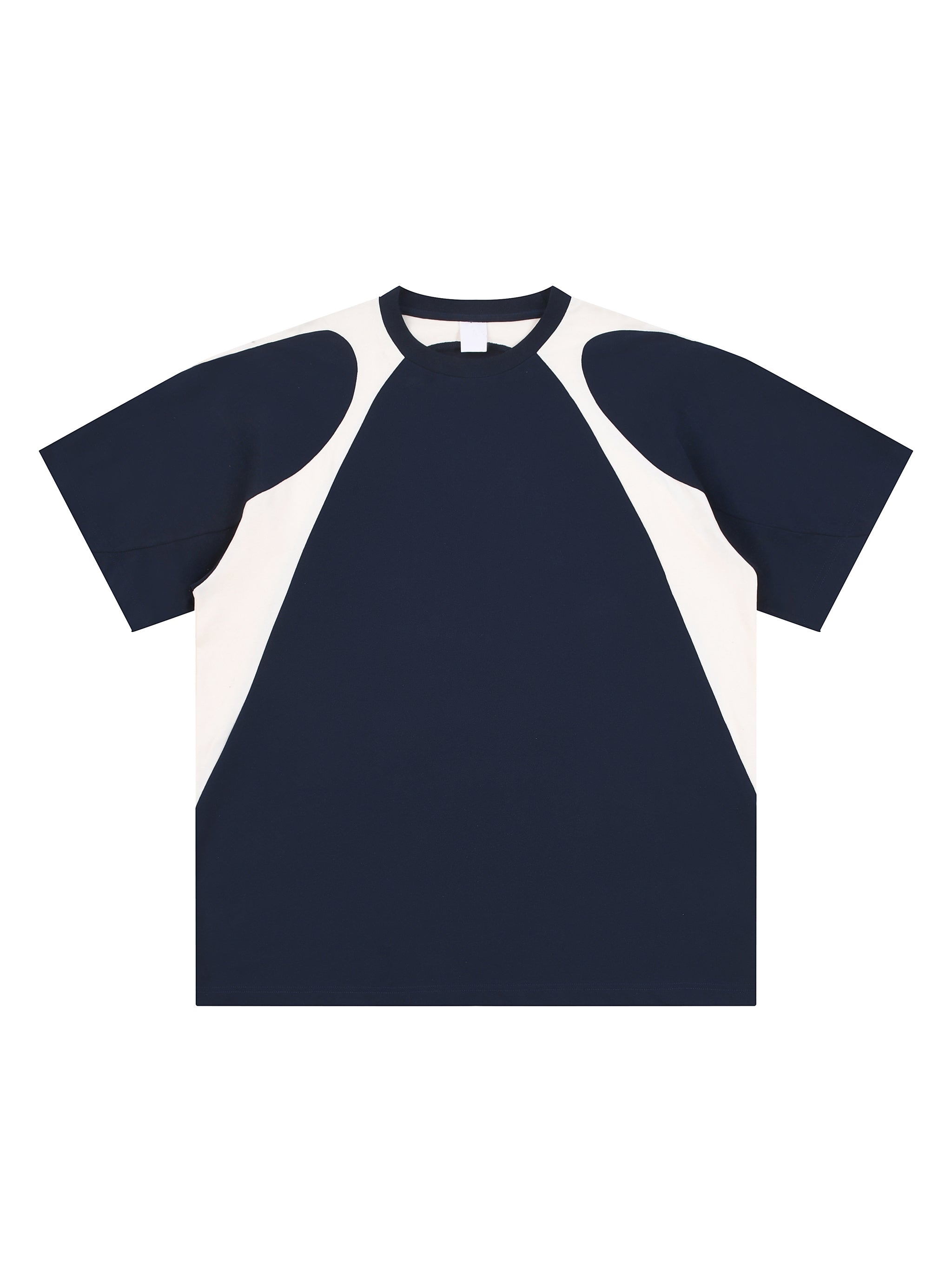 Contrast Panel Cotton T-Shirt - Godlygrind