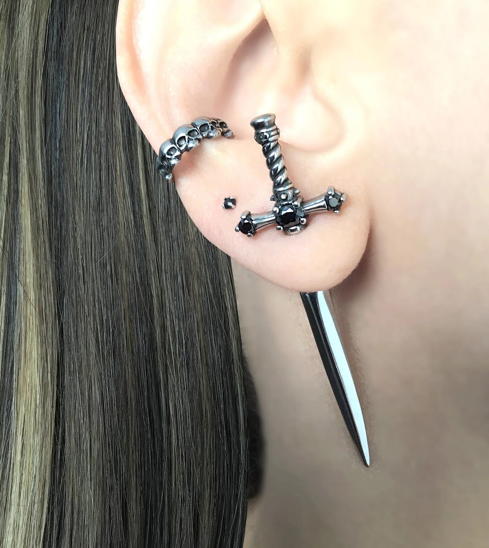Sword Earrings