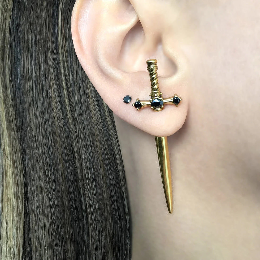 Sword Earrings