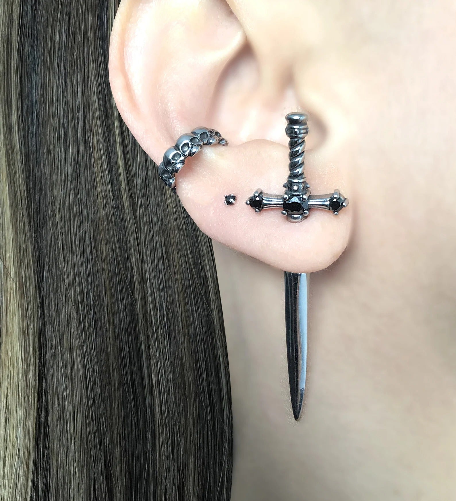 Sword Earrings