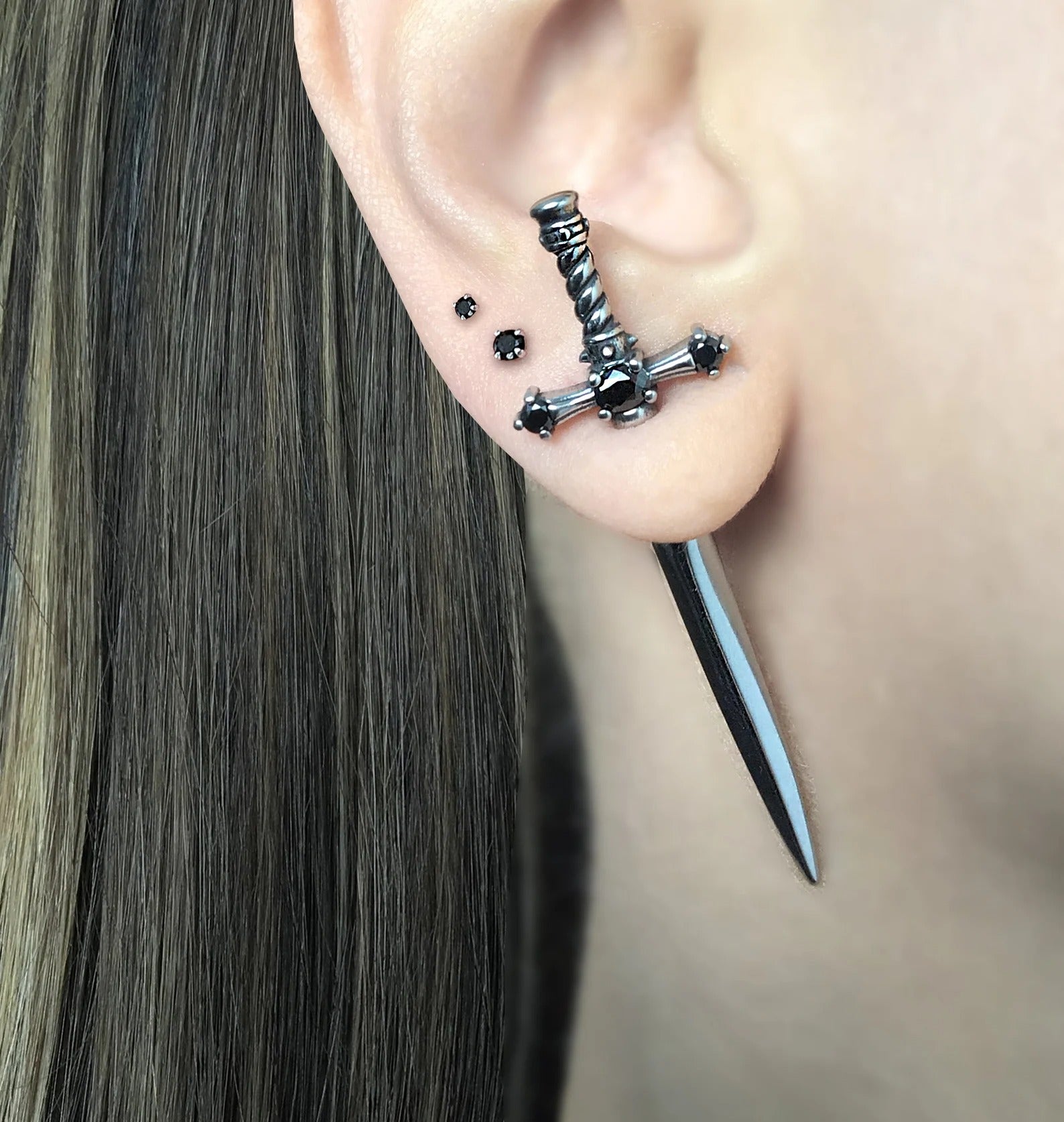 Sword Earrings