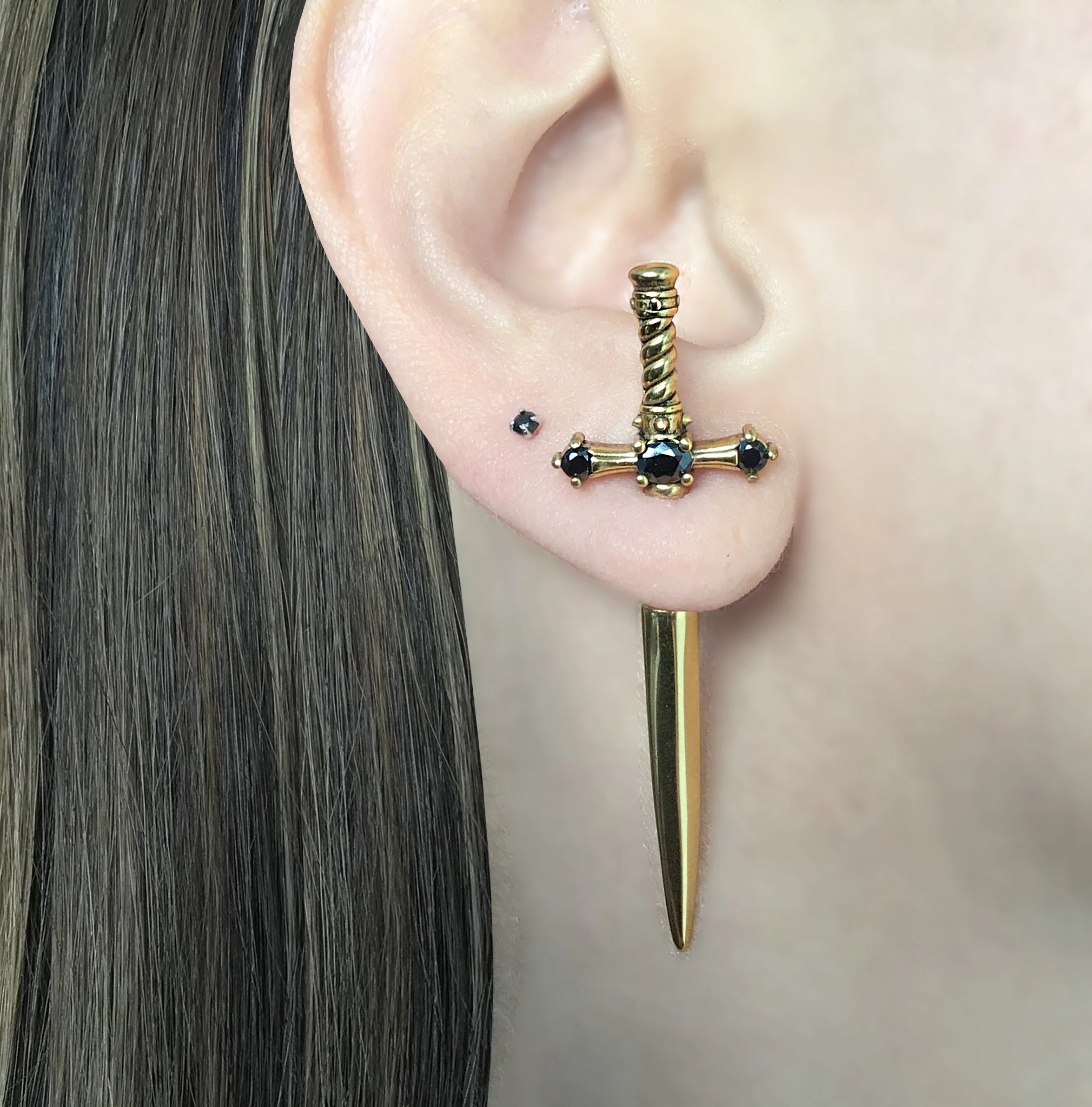 Sword Earrings