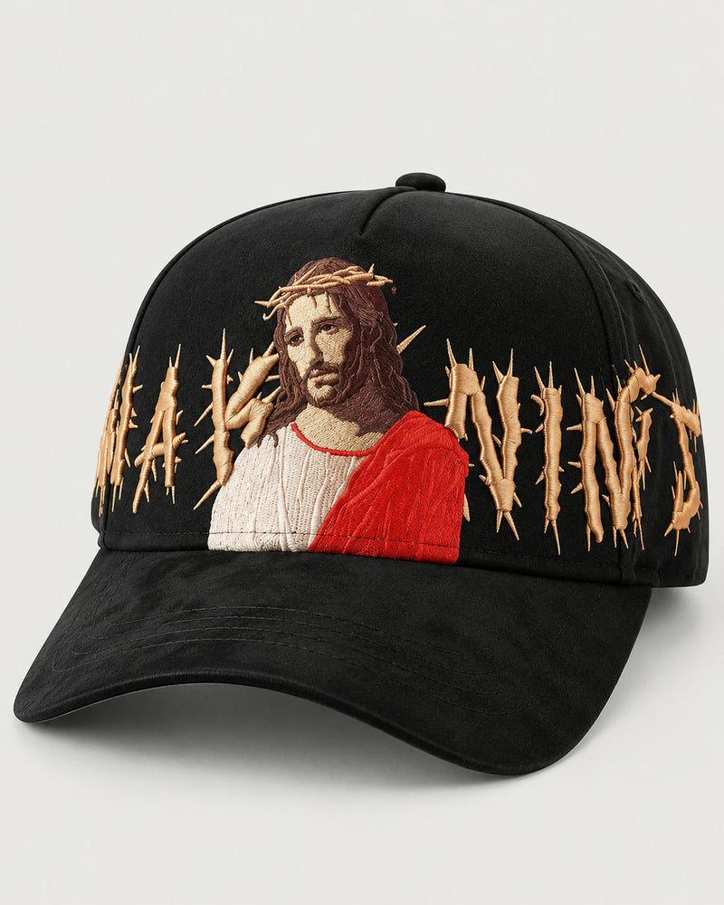 Jesus Portrait Thorns Cap