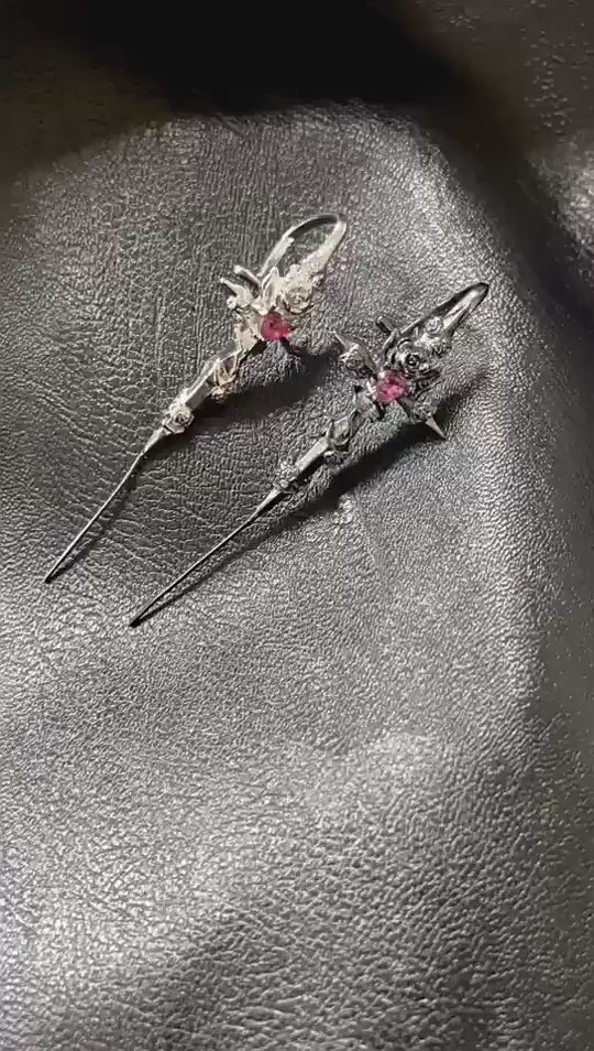 Needle Earrings