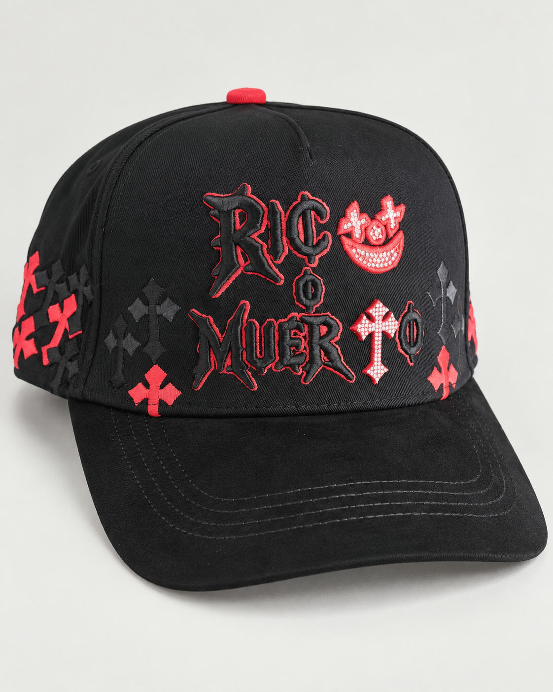 Red Crosses Black Cap - 2