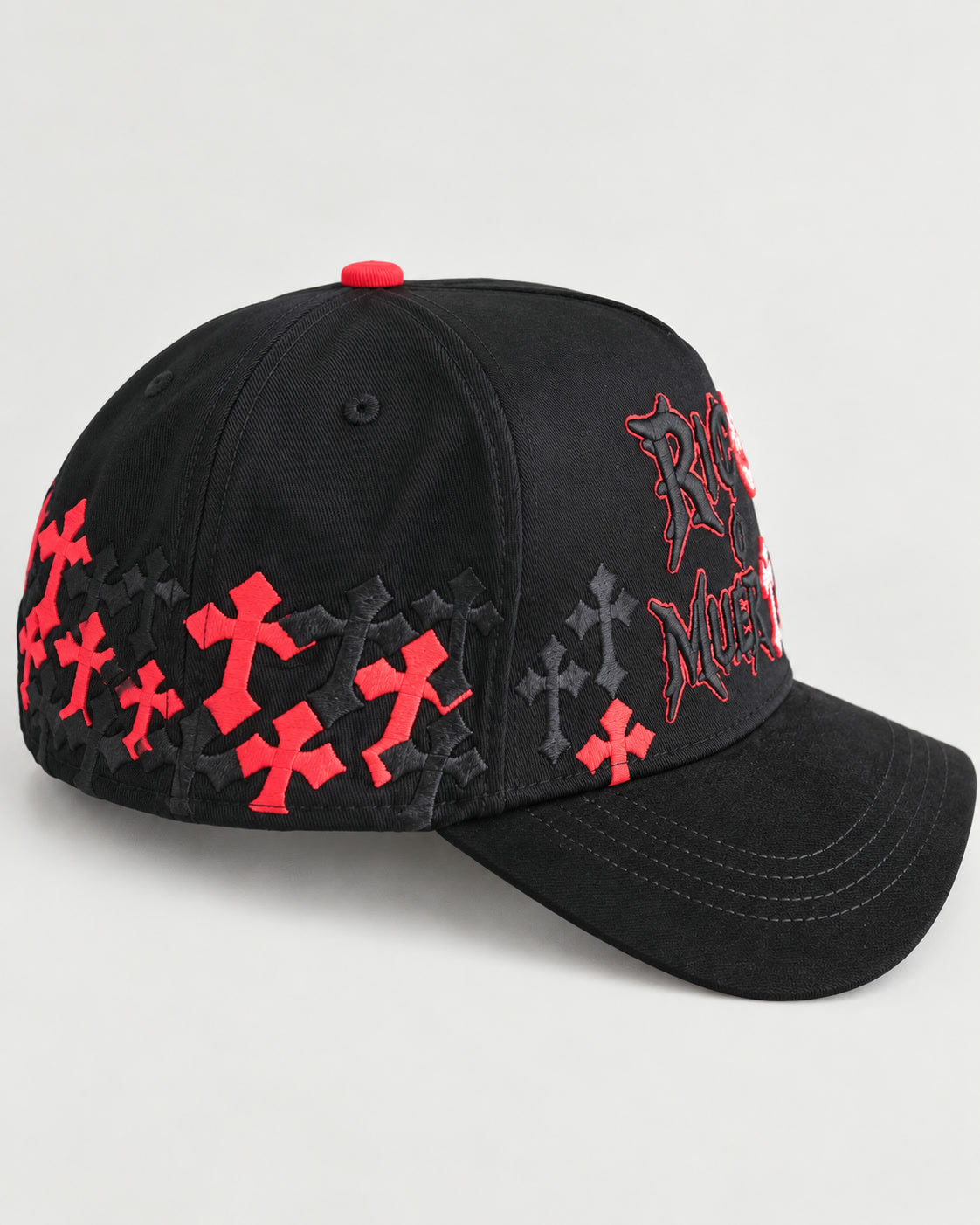Red Crosses Black Cap - 3