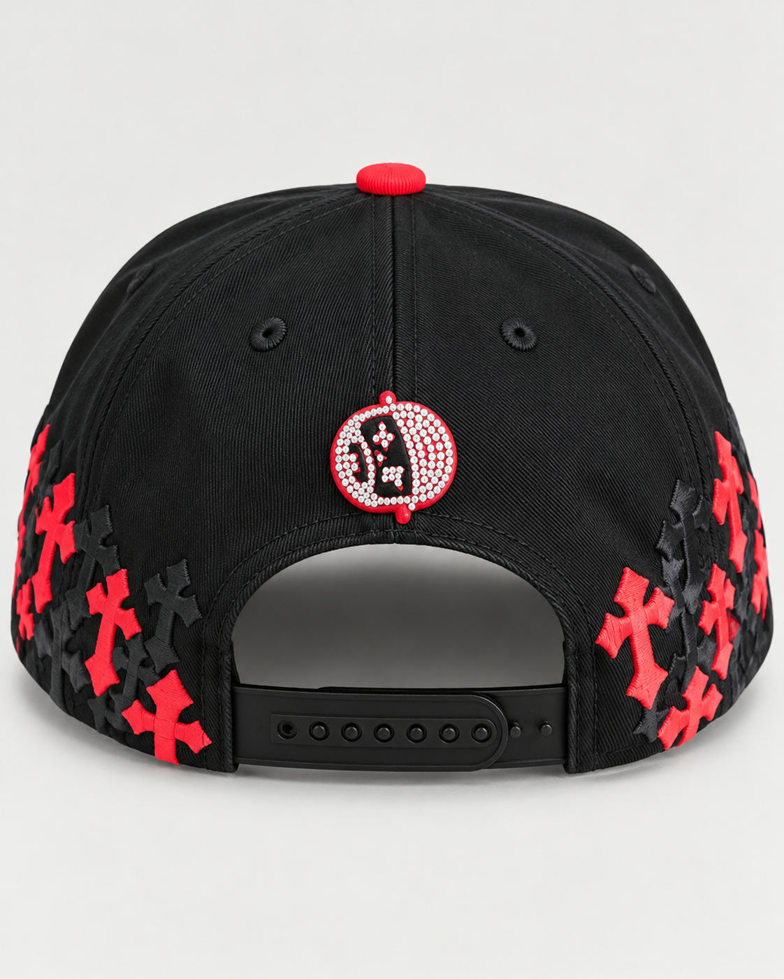 Red Crosses Black Cap - 5