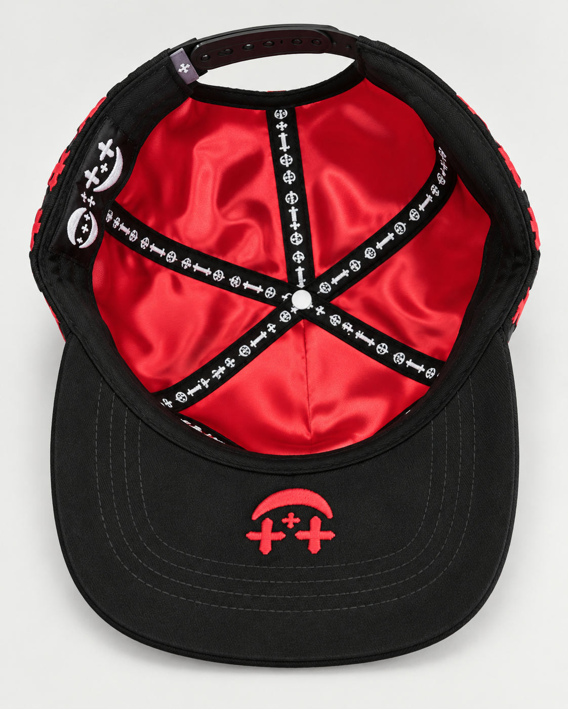 Red Crosses Black Cap - 6