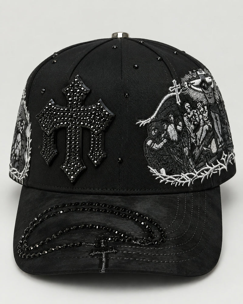 Sacred Saints Studded Cross Cap
